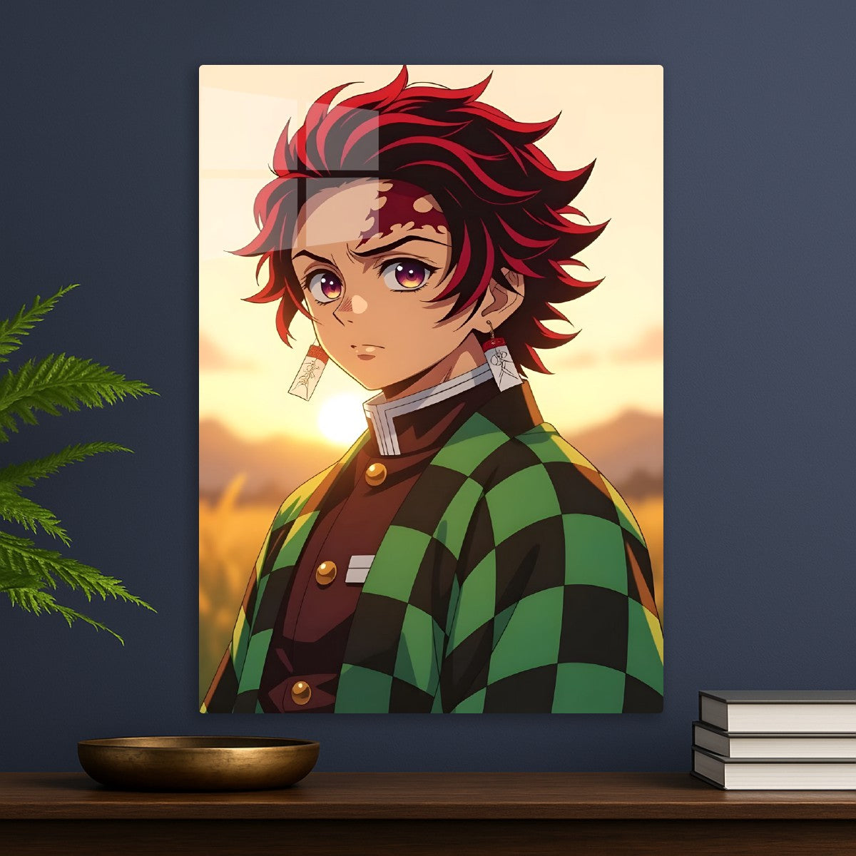 The Determined Tanjiro Kamado, Demon Slayer Kimetsu no Yaiba