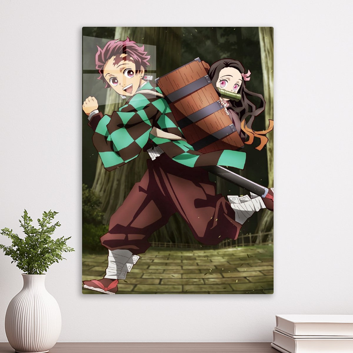 Tanjiro Kamado and Nezuko Kamado, Demon Slayer Kimetsu no Yaiba