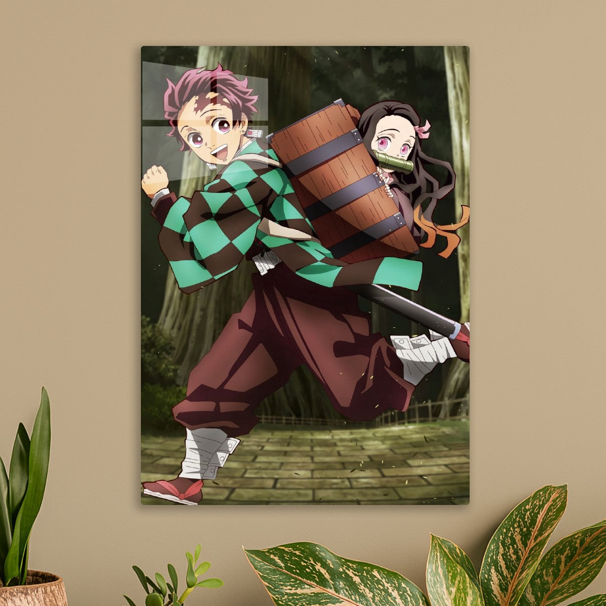 Tanjiro Kamado and Nezuko Kamado, Demon Slayer Kimetsu no Yaiba
