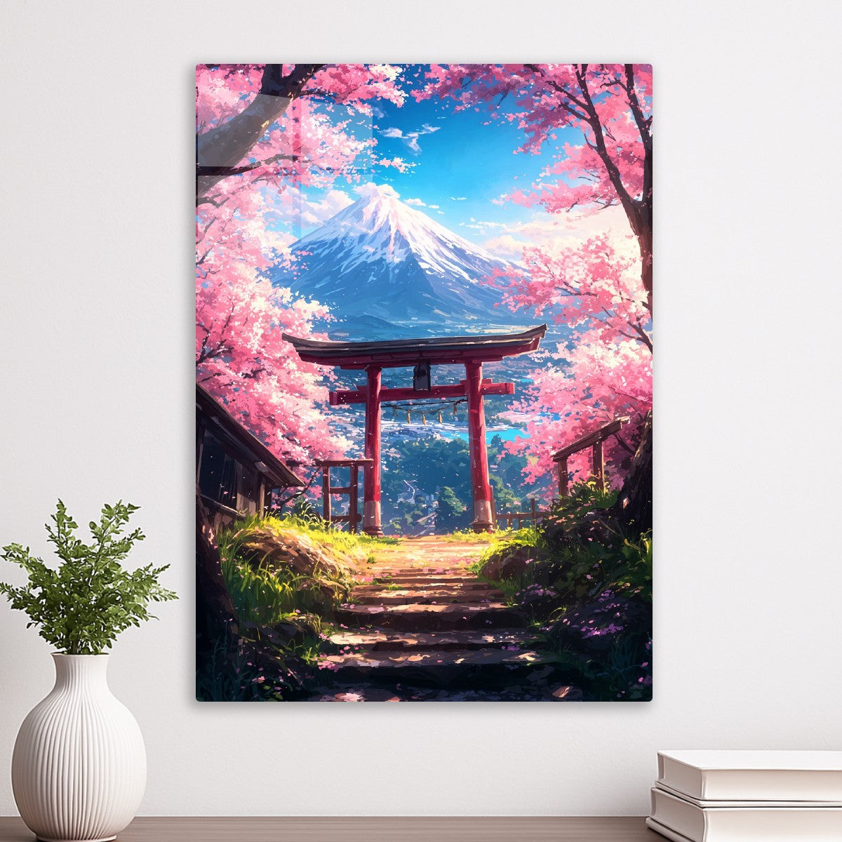 Spring Torii Gate to Mount Fuji