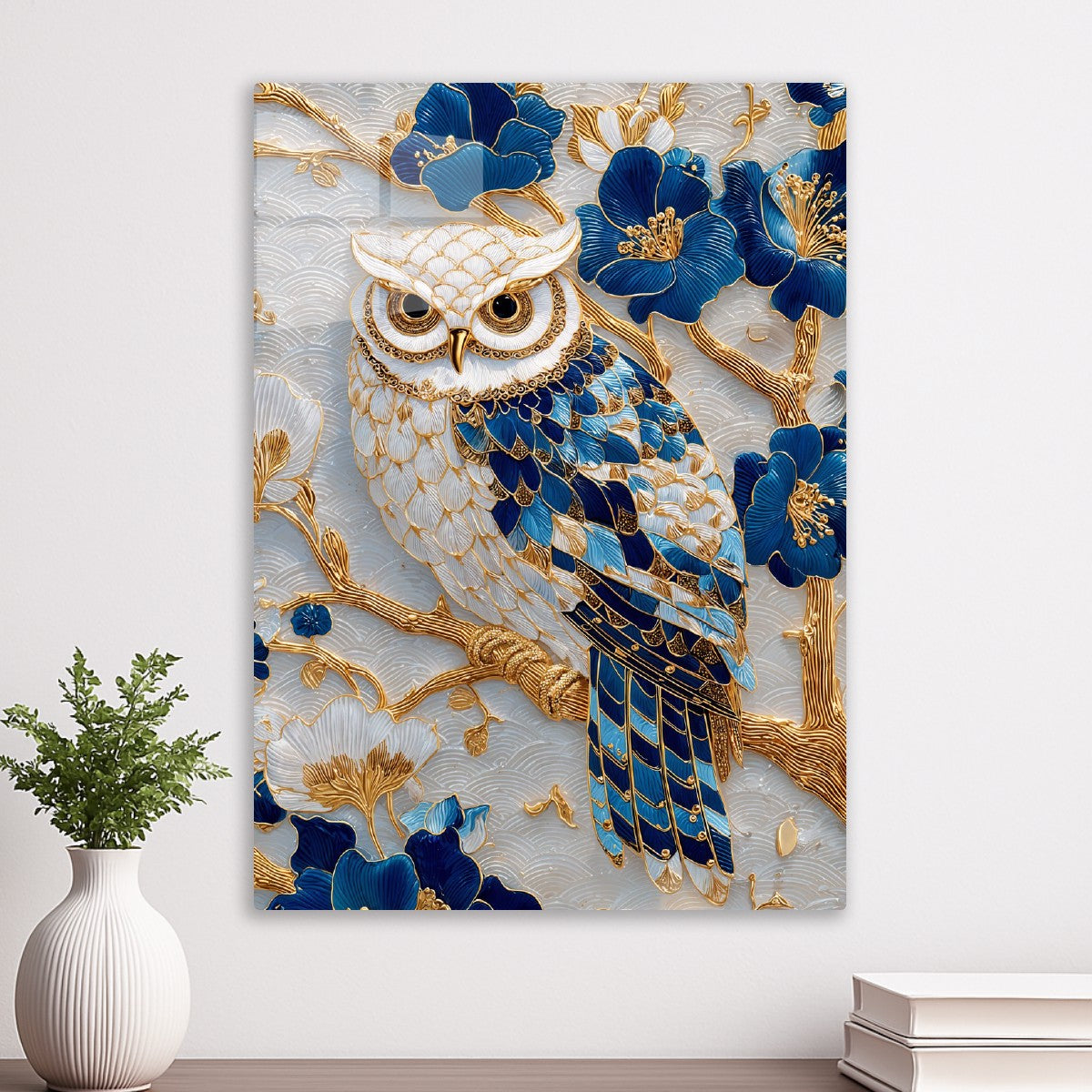Porcelain Owl Serenity