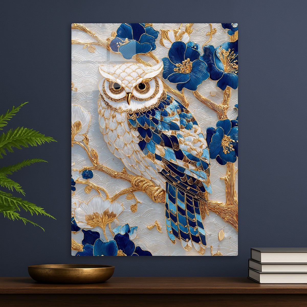 Porcelain Owl Serenity