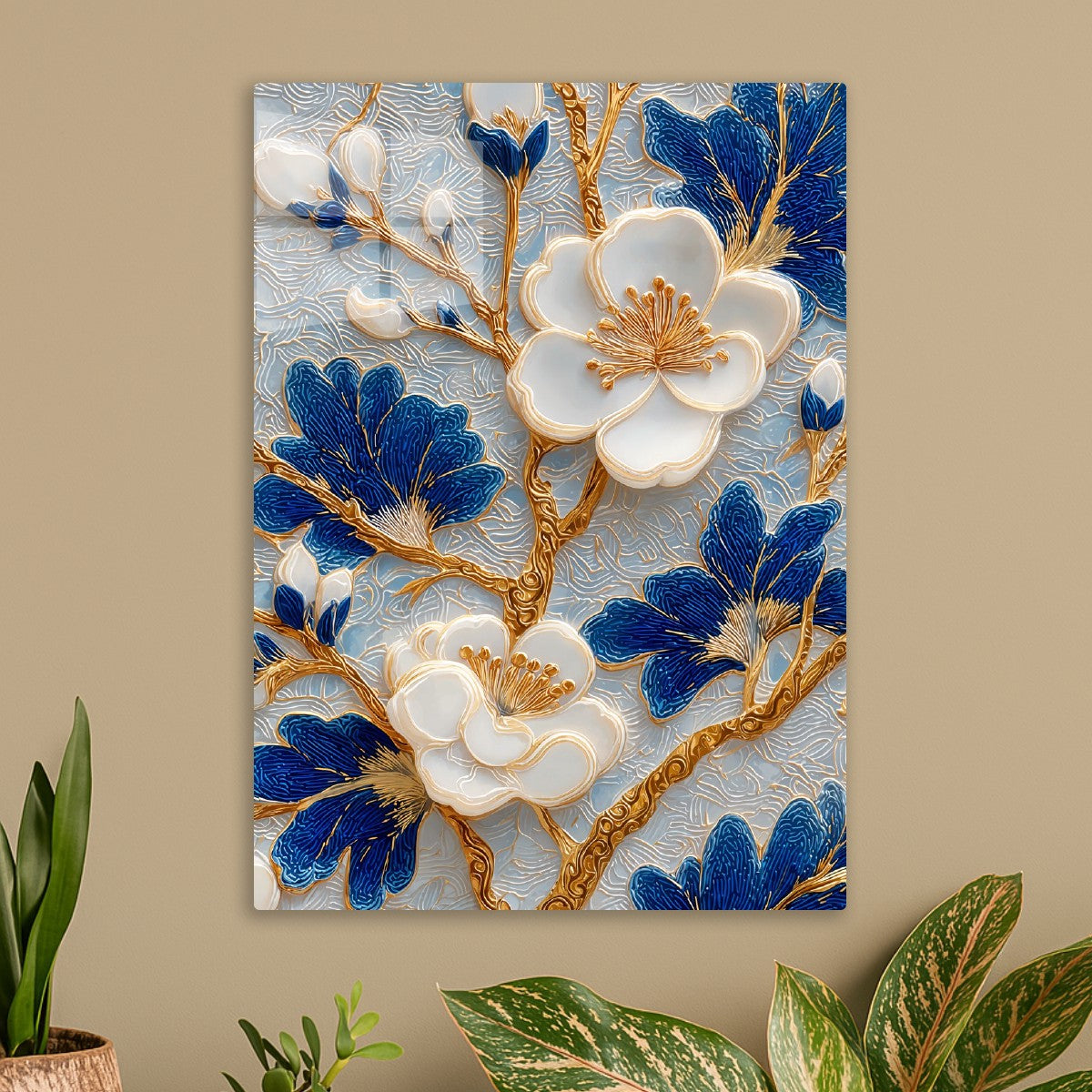 Porcelain Blossom Gold