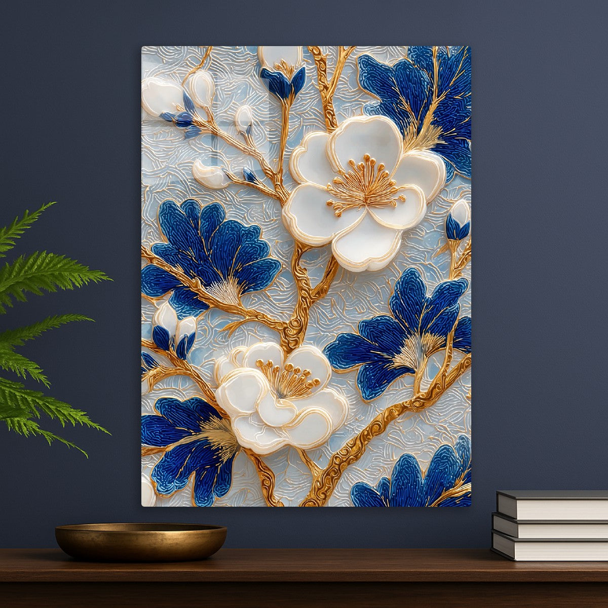 Porcelain Blossom Gold