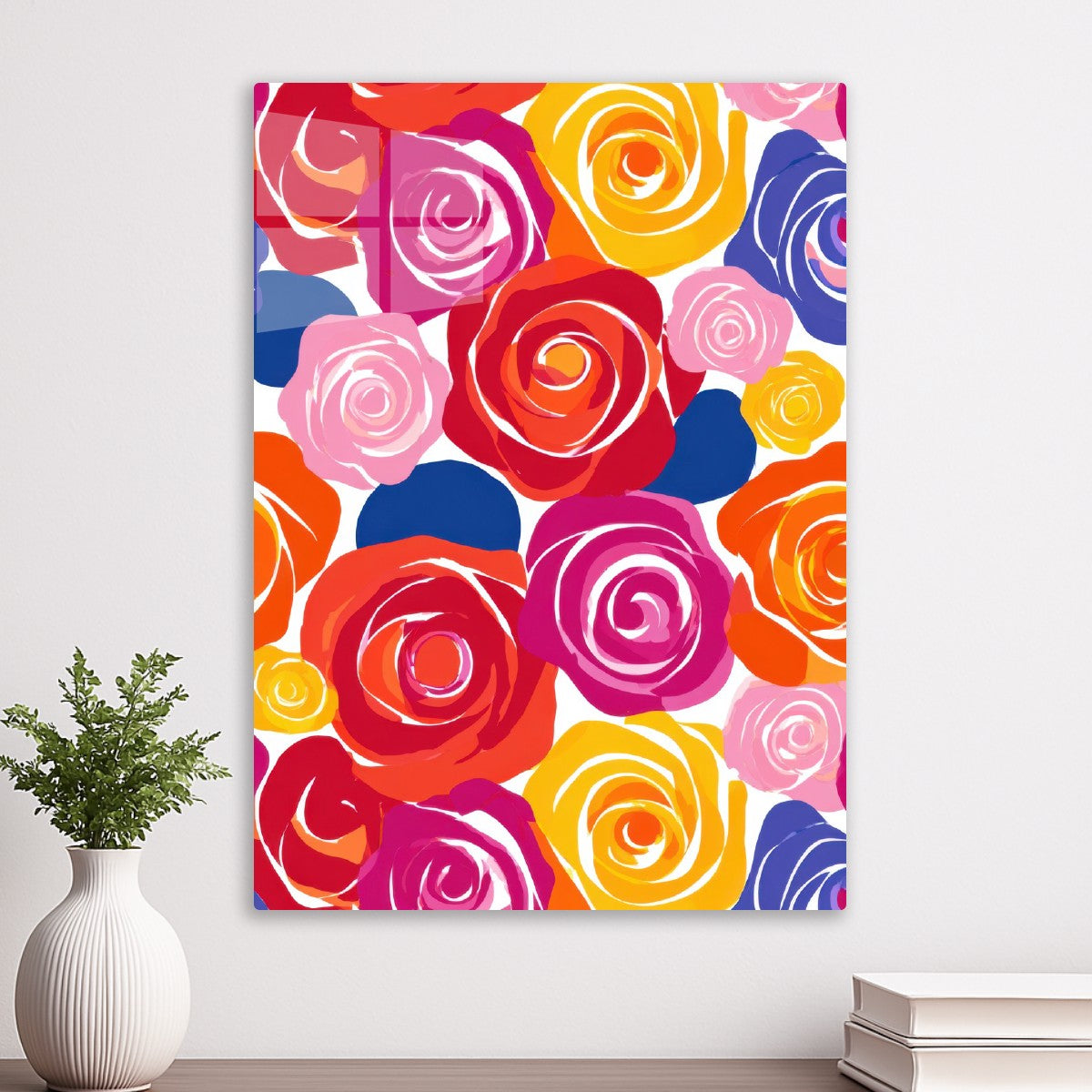 Seamless Pattern of Roses