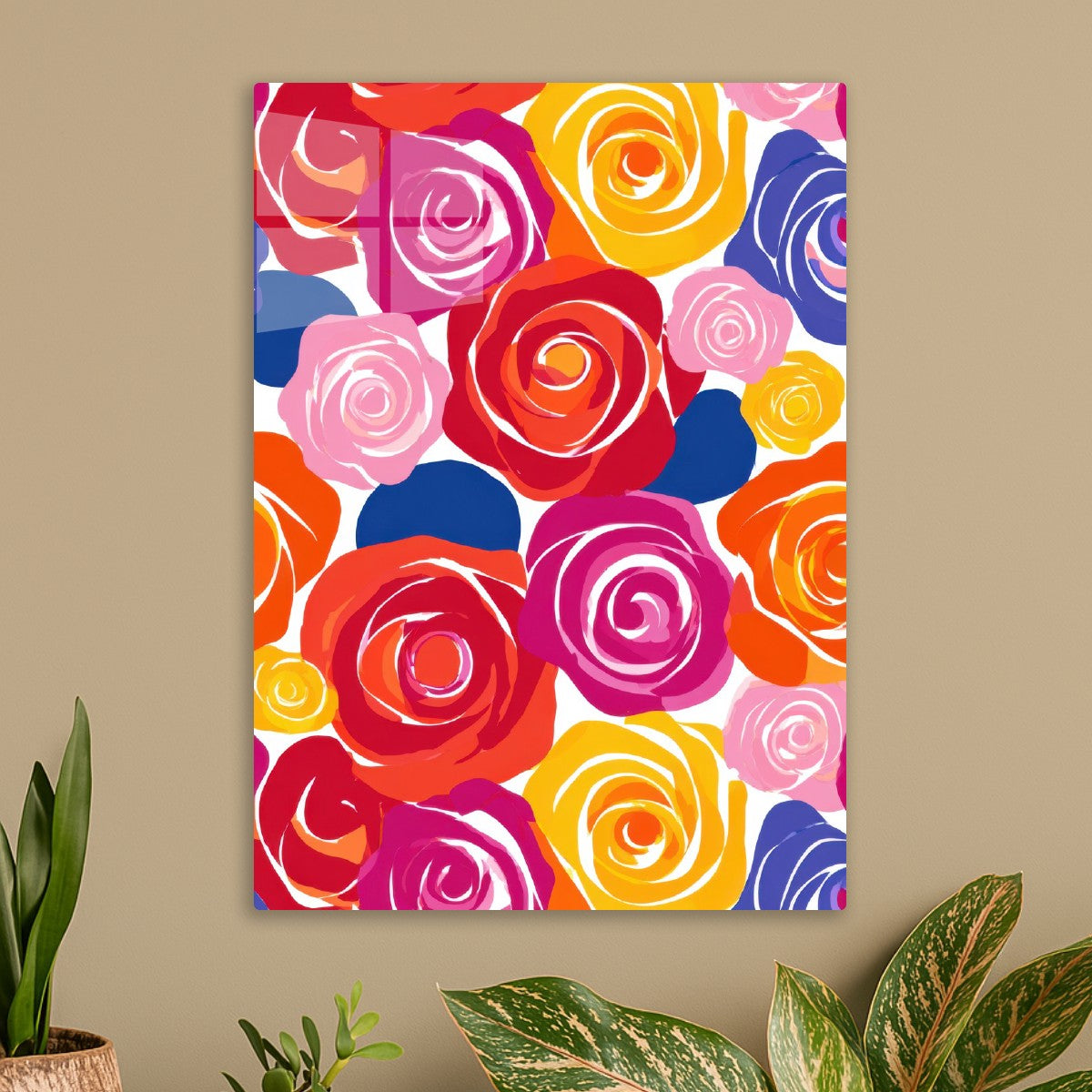 Seamless Pattern of Roses