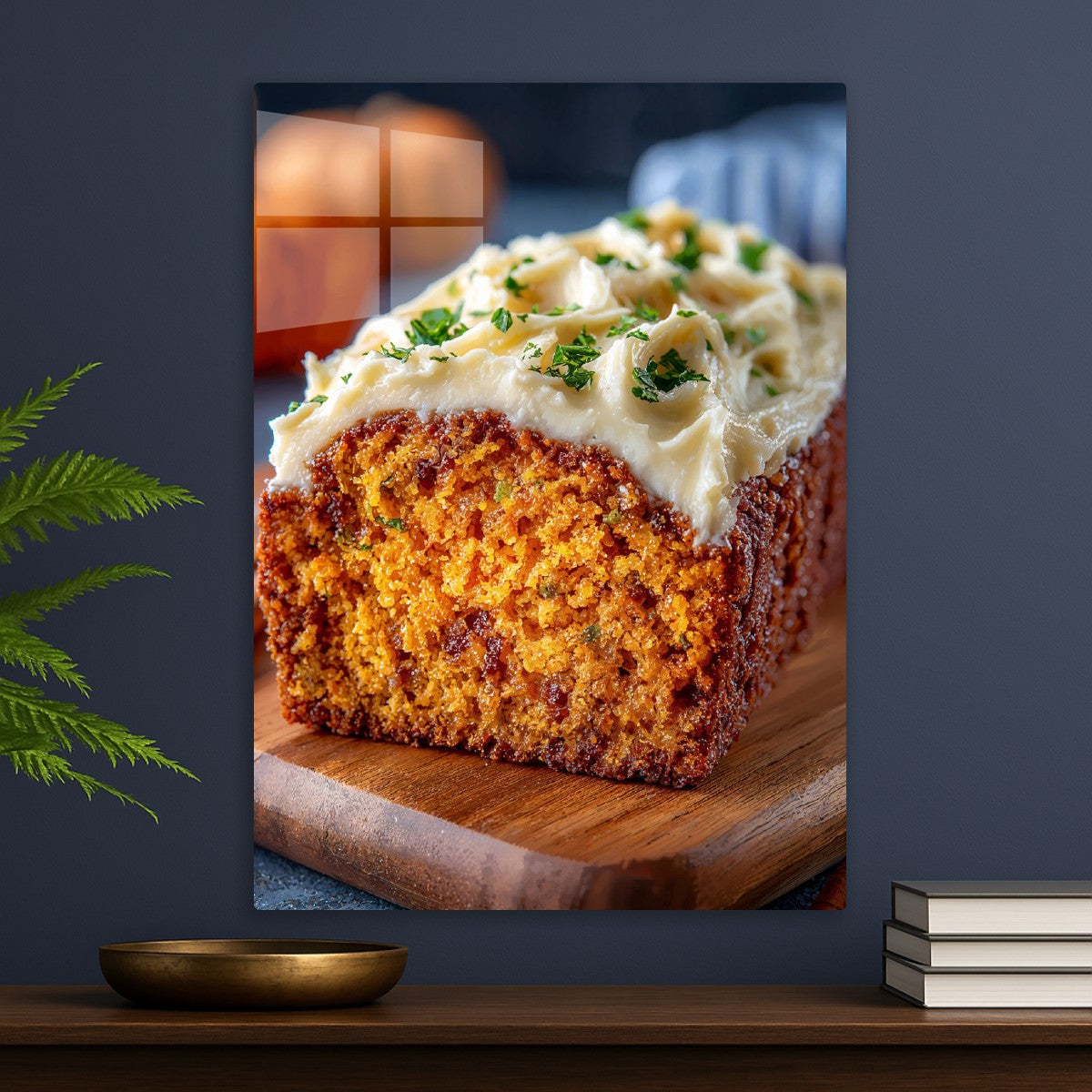 Pumpkin Cake with Frosting
