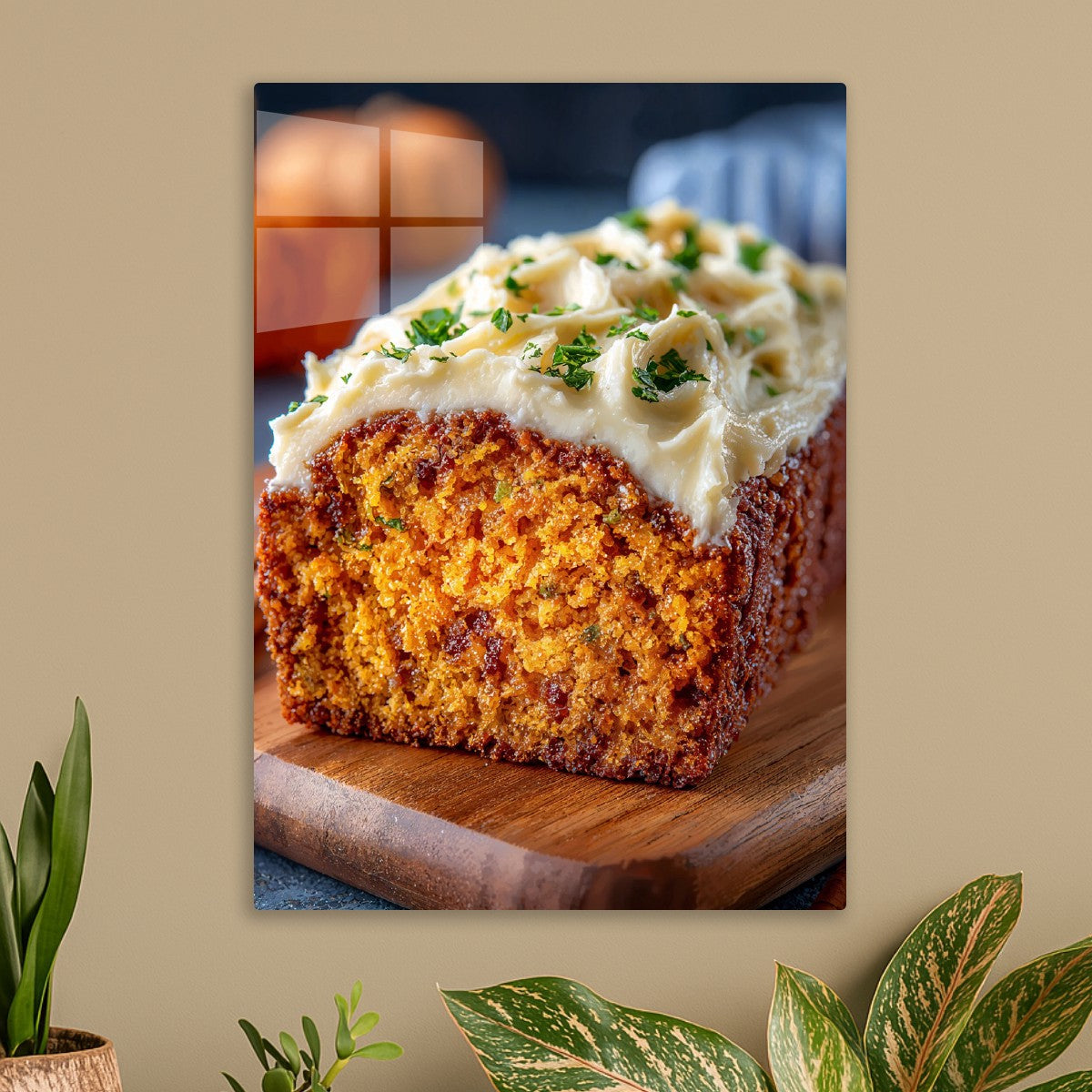 Pumpkin Cake with Frosting