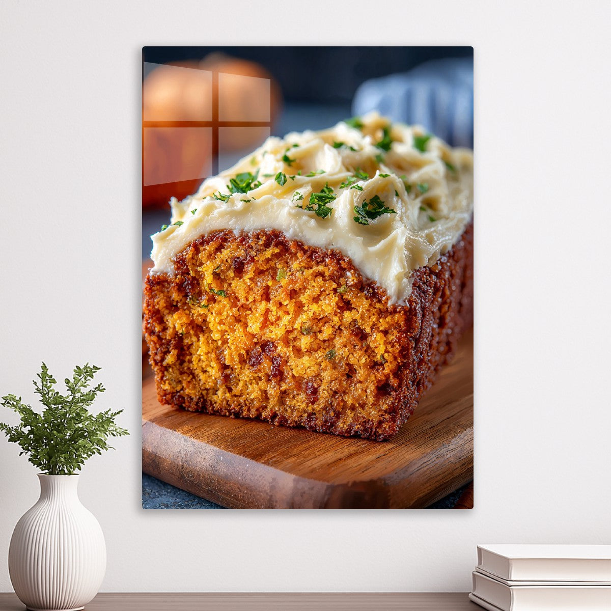 Pumpkin Cake with Frosting