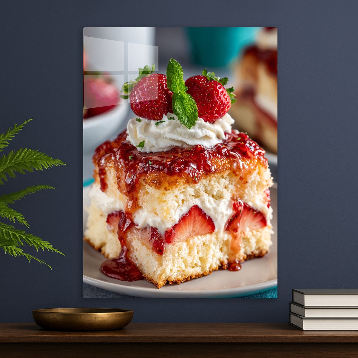 Strawberry Shortcake Slice