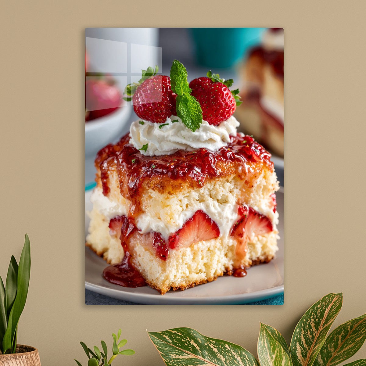 Strawberry Shortcake Slice