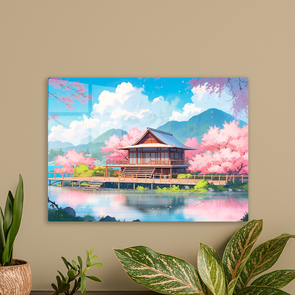 Cherry Blossom Japan house 