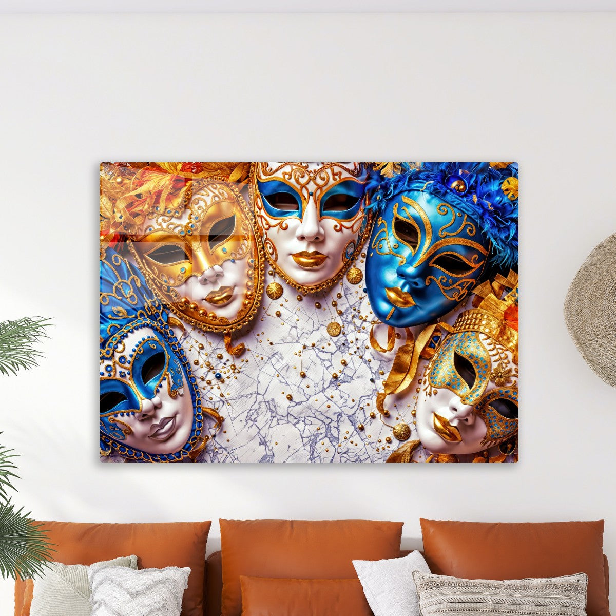 Vibrant Carnival Masks