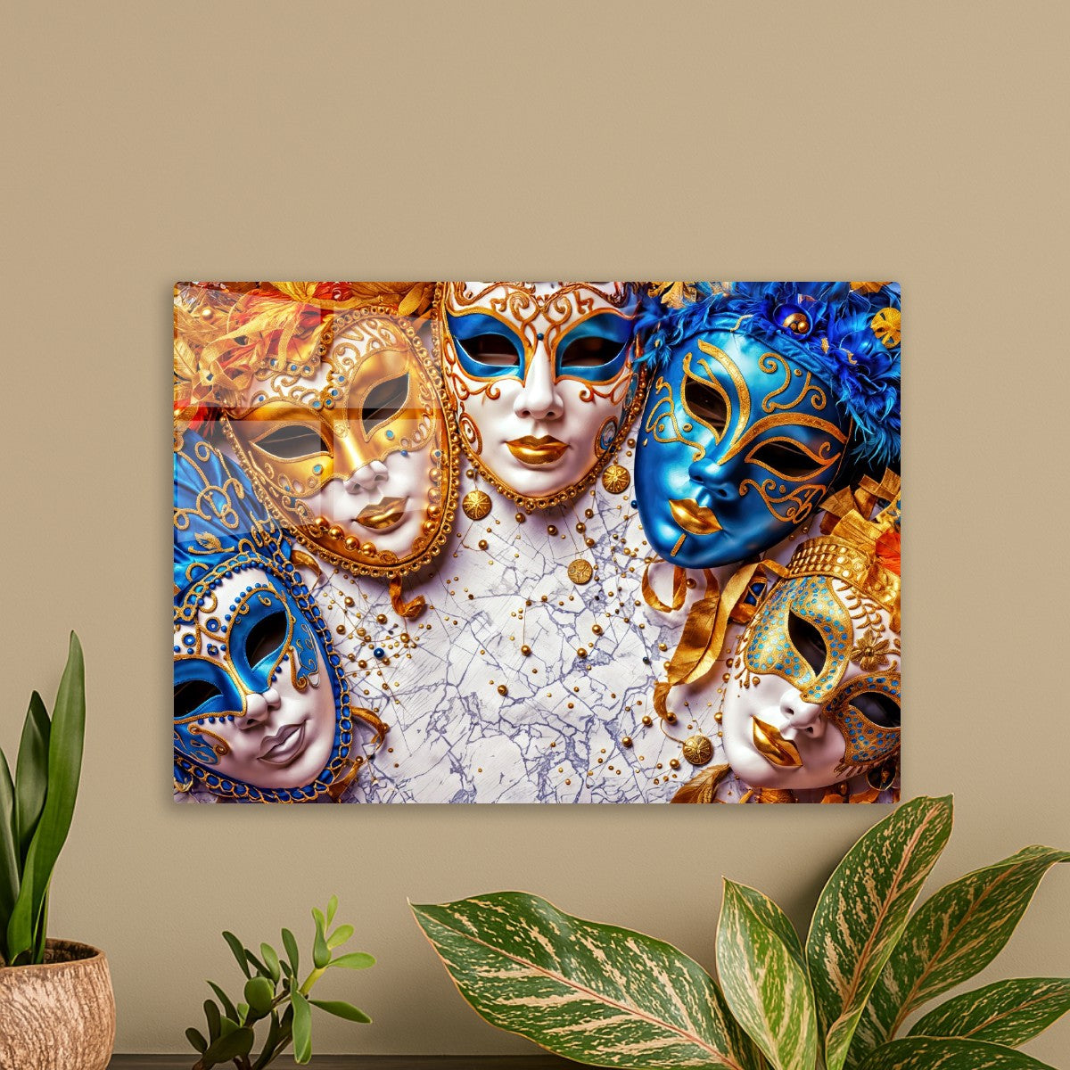 Vibrant Carnival Masks