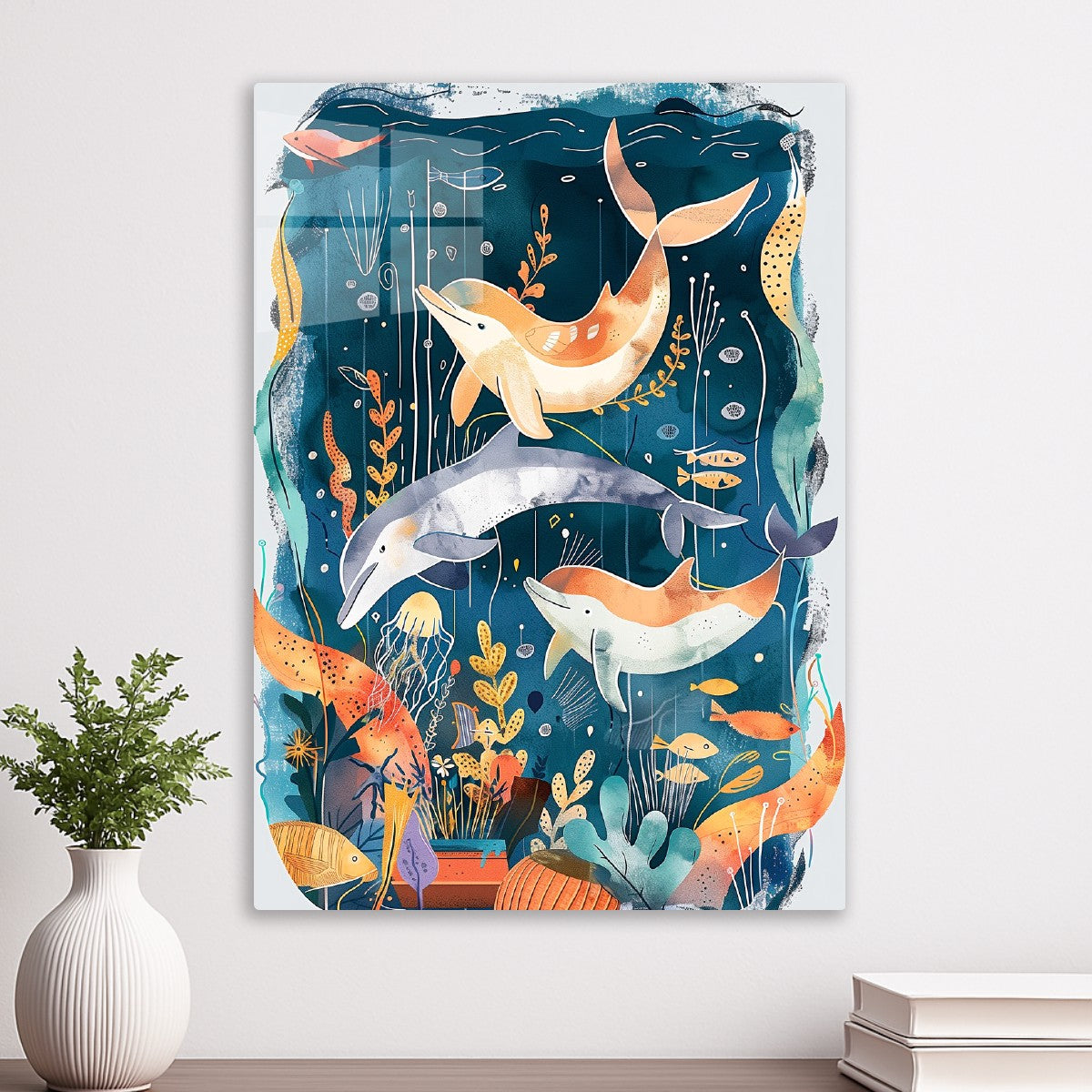 Dolphin Dance Underwater 