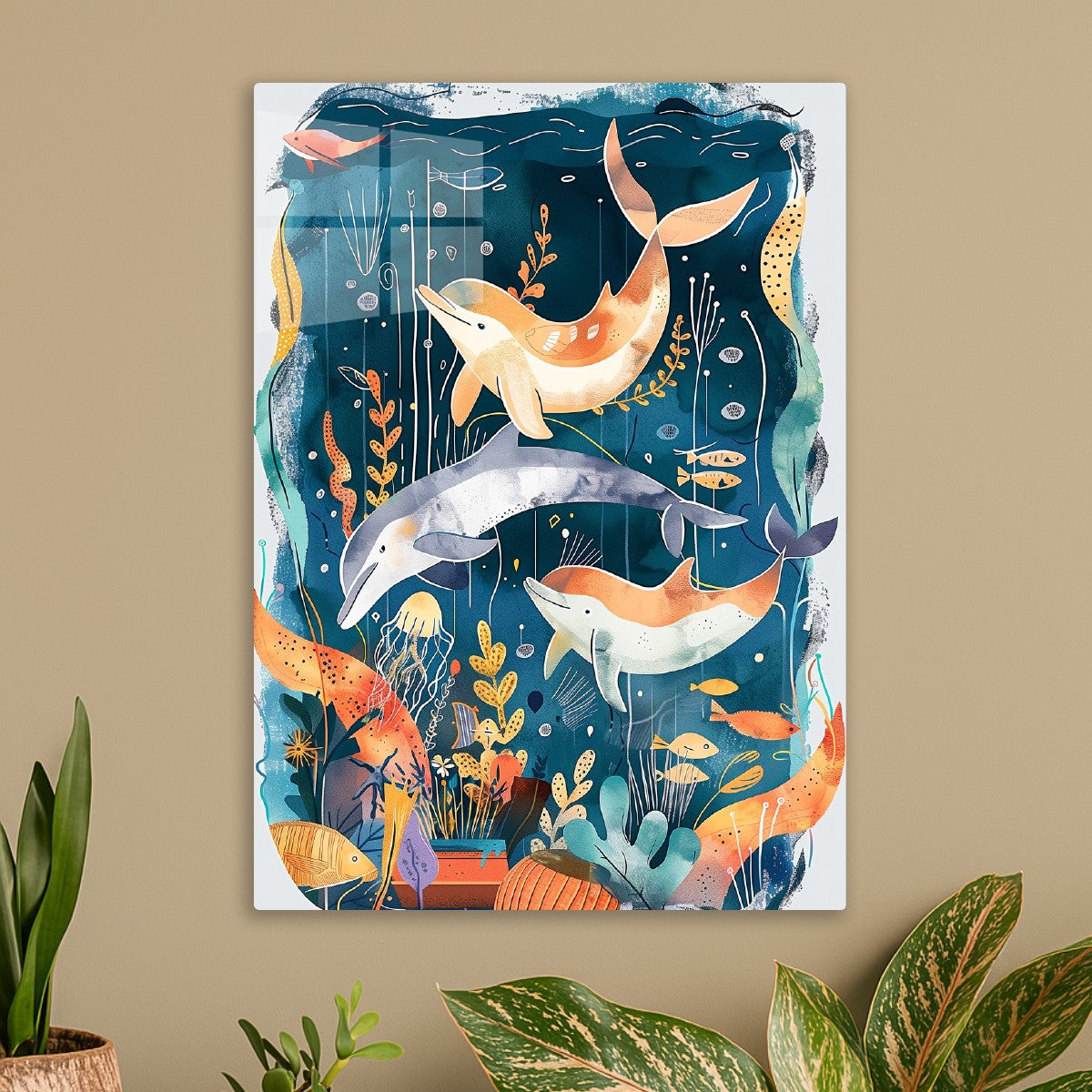 Dolphin Dance Underwater 