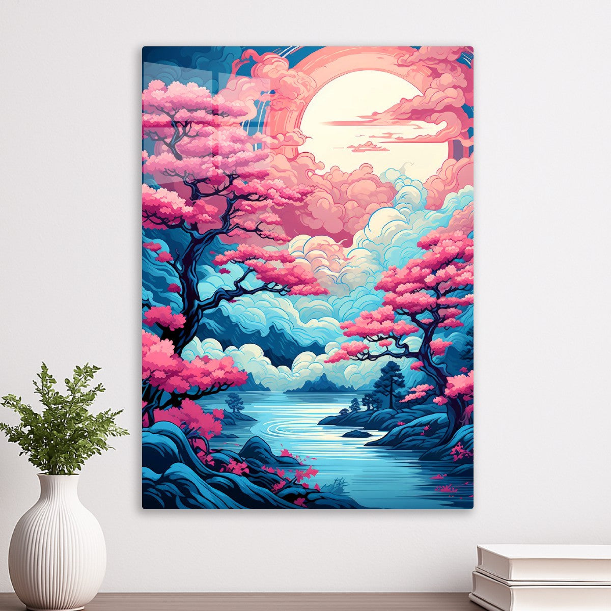 Twilight Over Sakura Valley