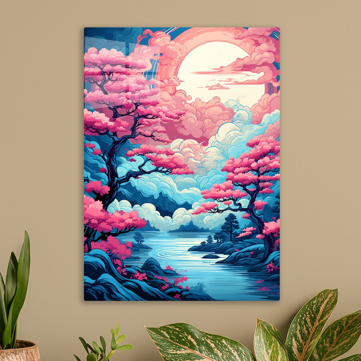 Twilight Over Sakura Valley