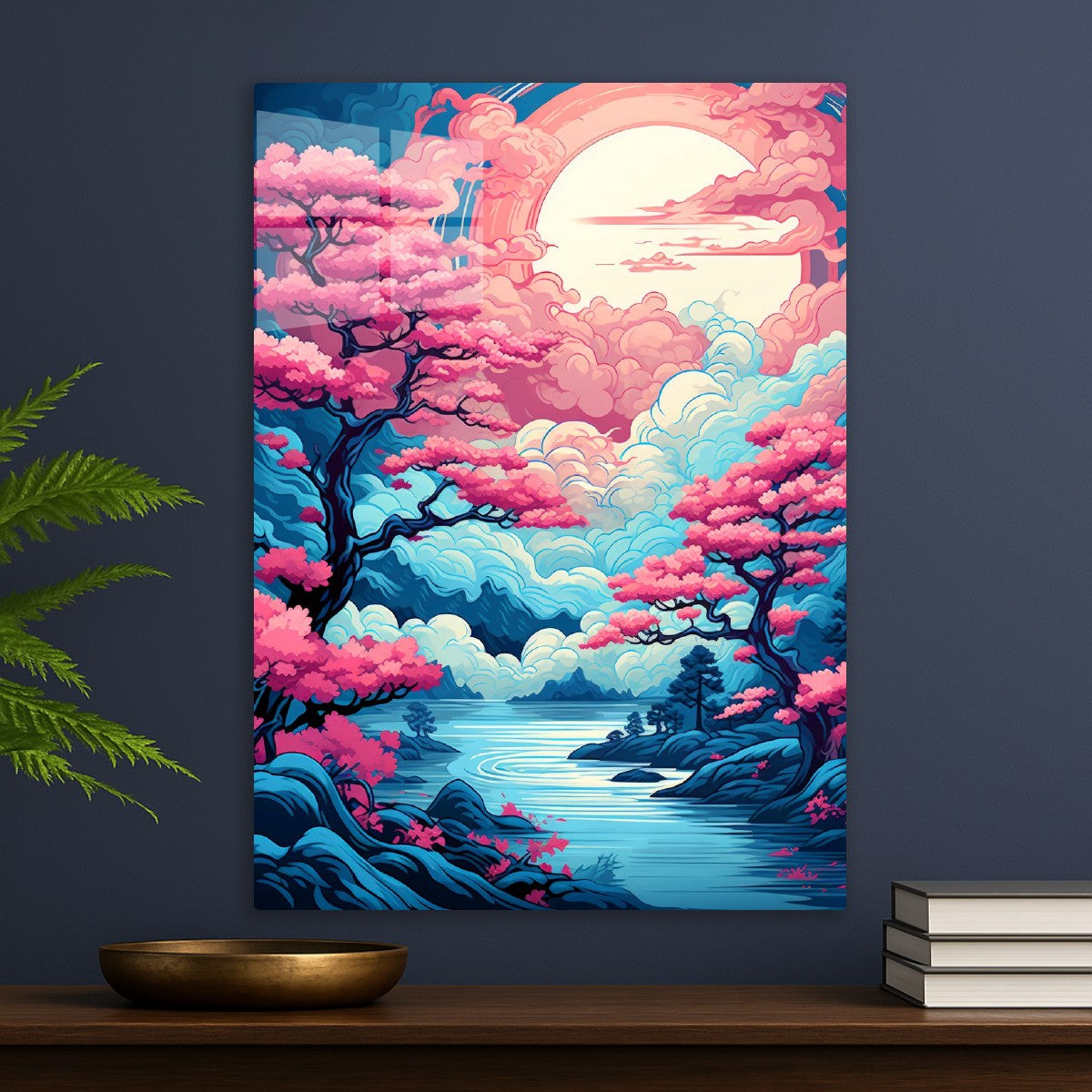 Twilight Over Sakura Valley