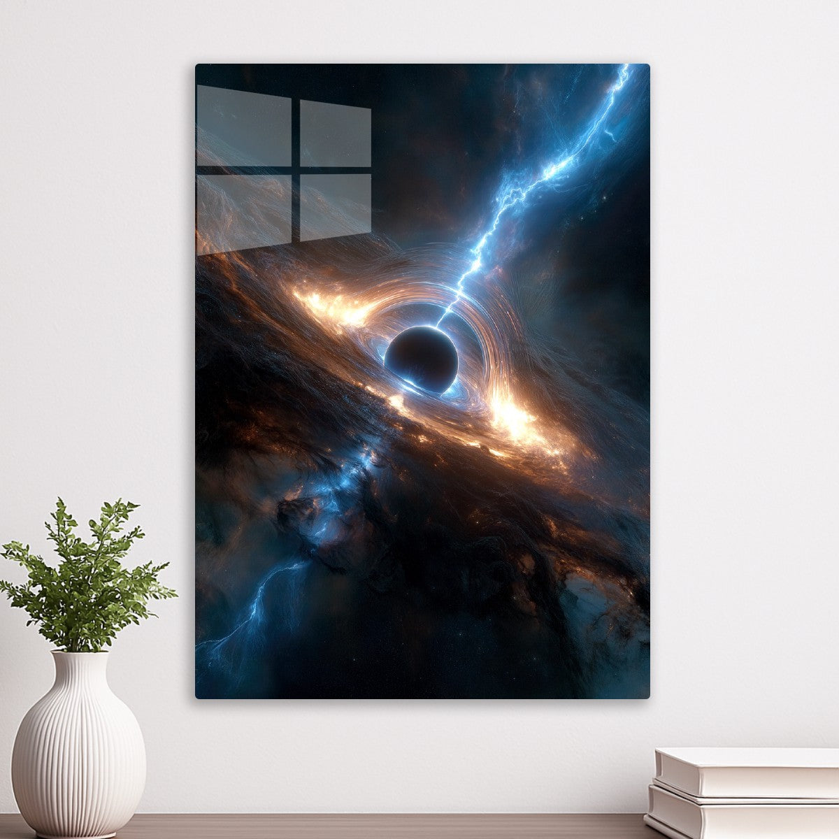 Black Hole Unleashing Energy