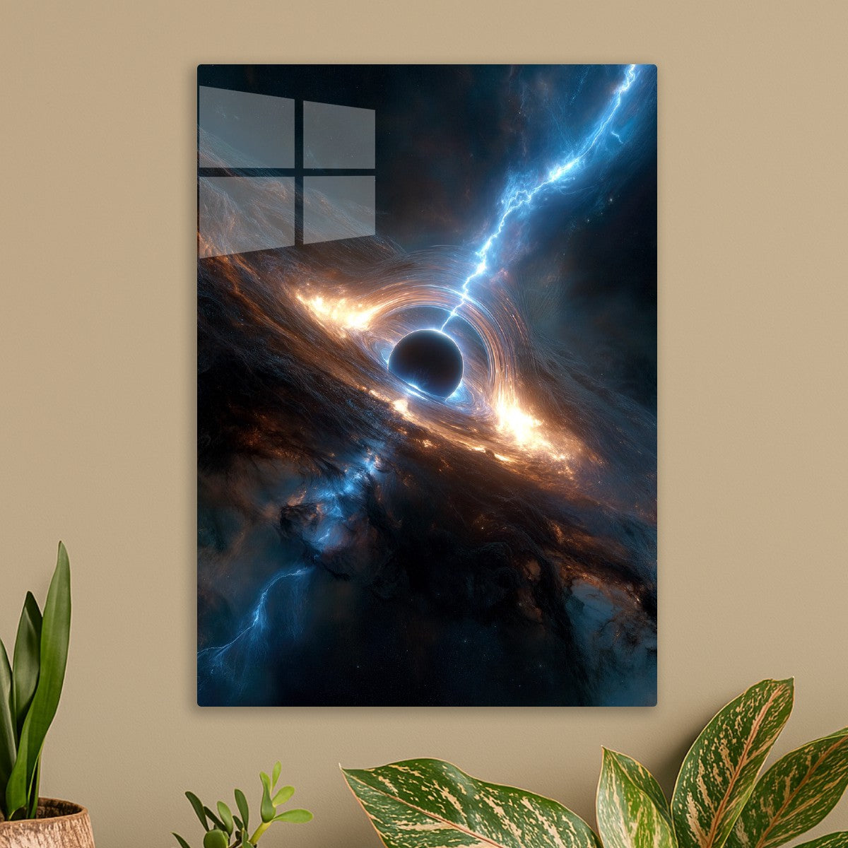 Black Hole Unleashing Energy