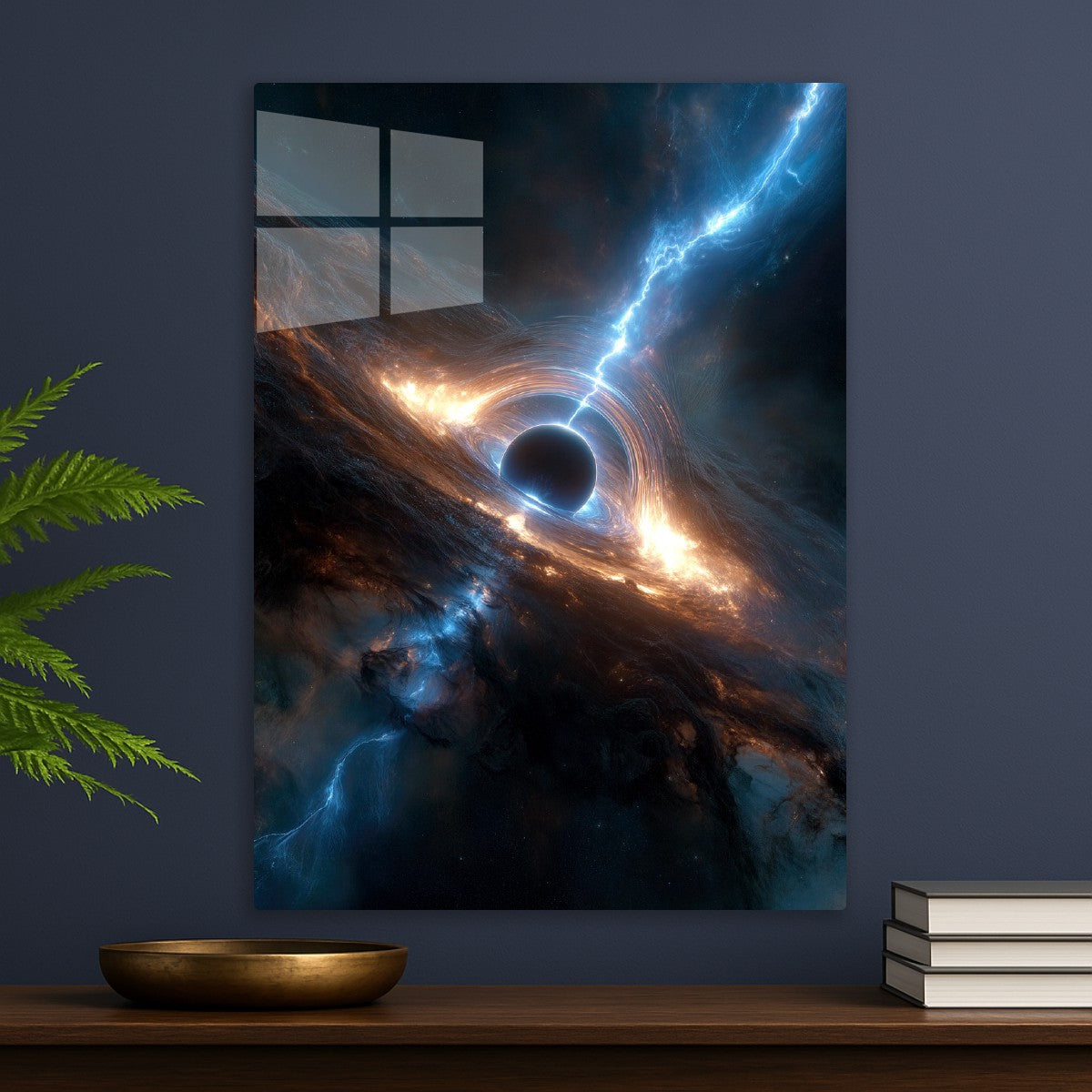 Black Hole Unleashing Energy