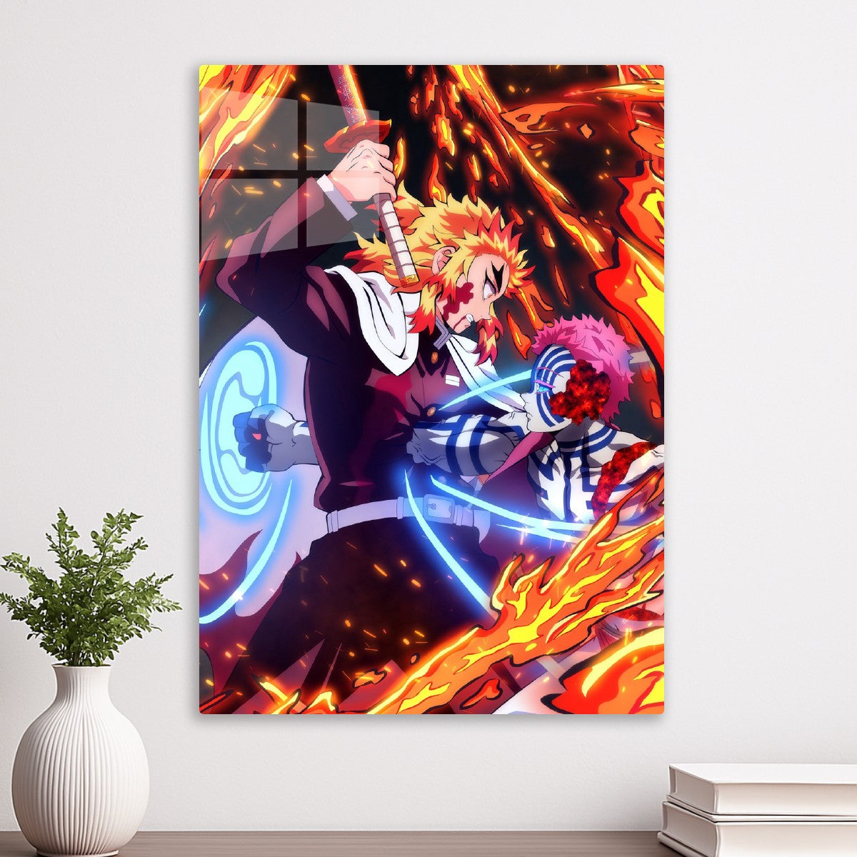 Kyojuro Rengoku vs Akaza, Demon Slayer Kimetsu no Yaiba