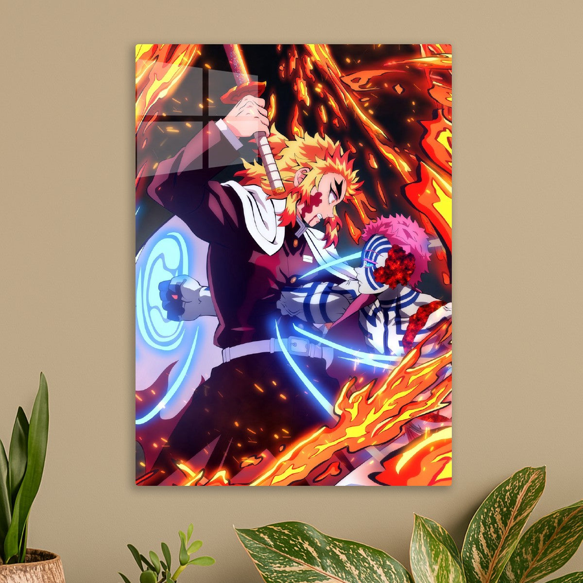 Kyojuro Rengoku vs Akaza, Demon Slayer Kimetsu no Yaiba