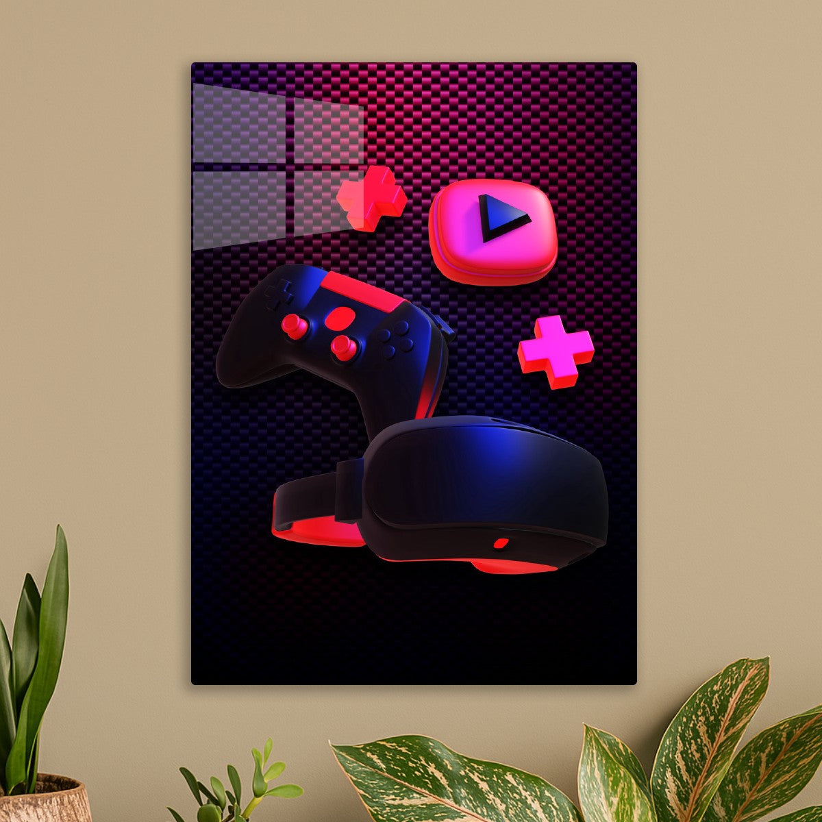 Gamer 3D - synthwave retrowave