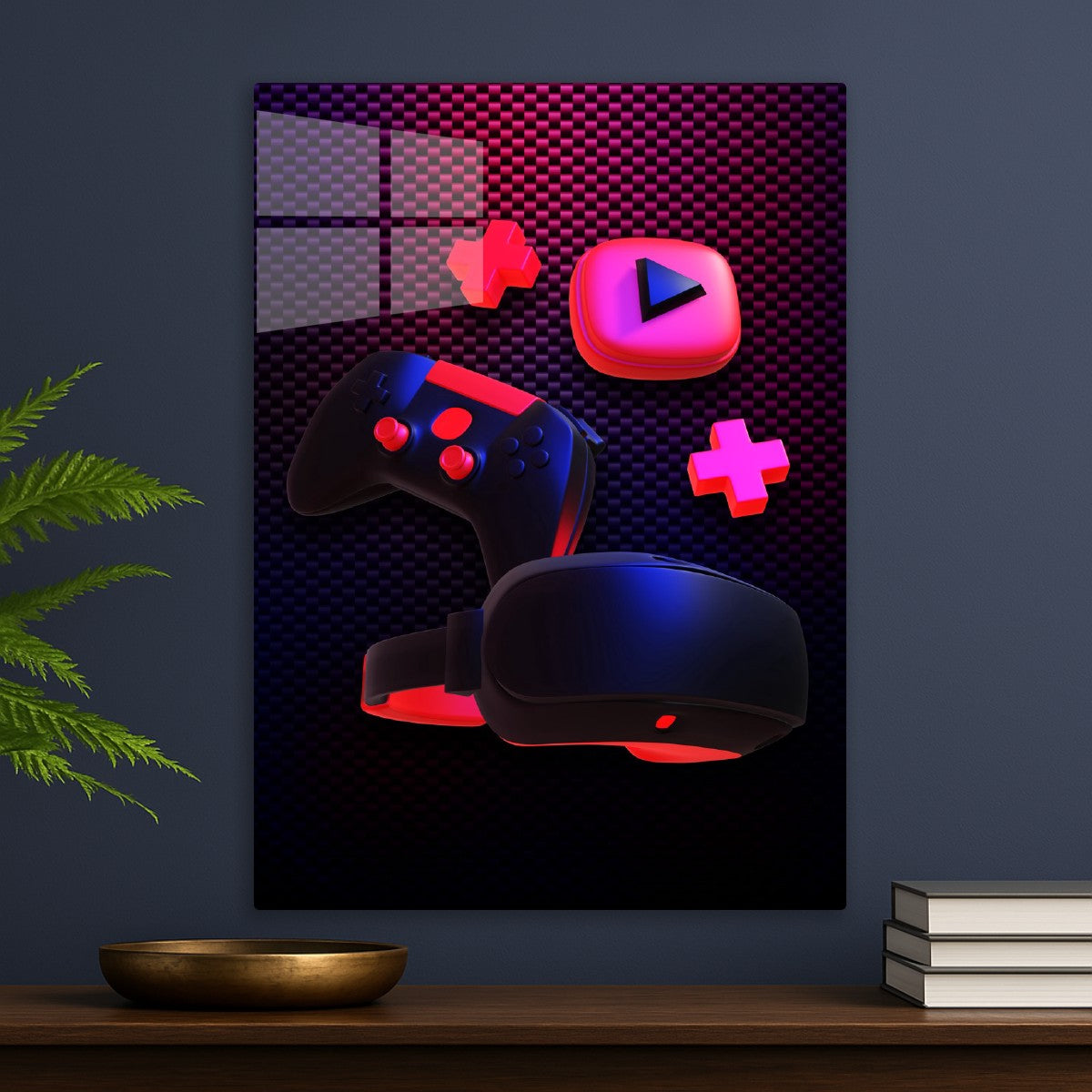 Gamer 3D - synthwave retrowave
