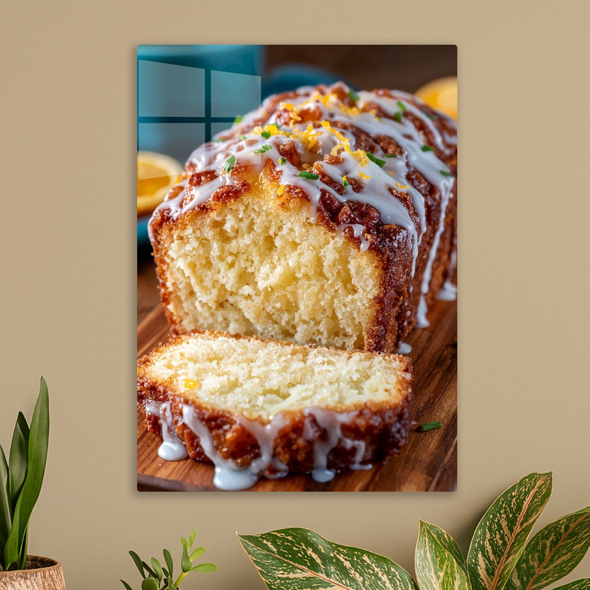 Glazed Lemon Drizzle Cake