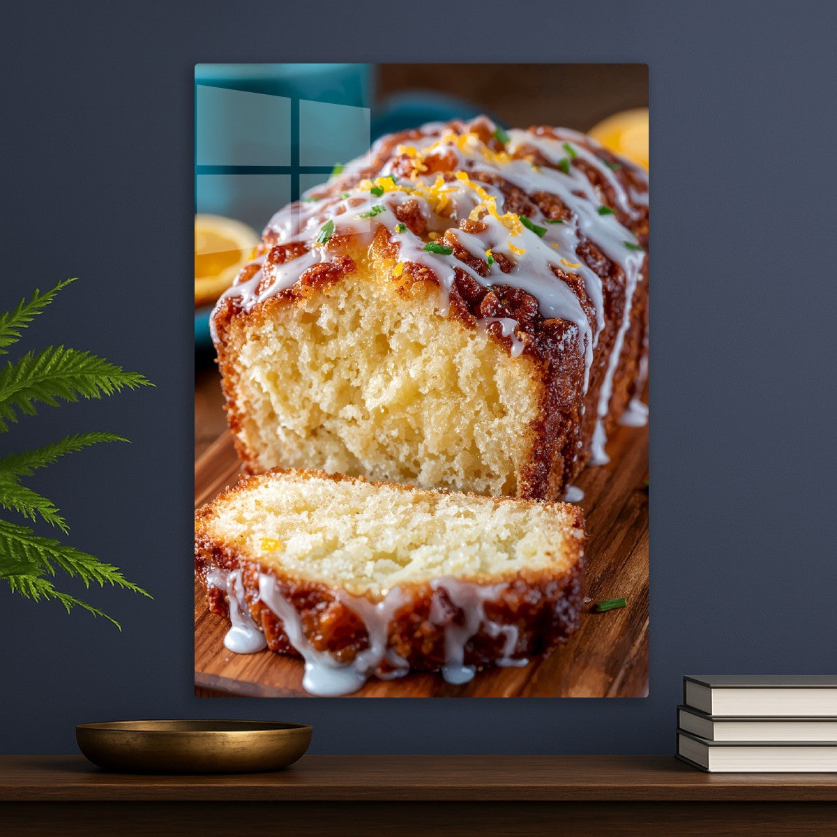 Glazed Lemon Drizzle Cake