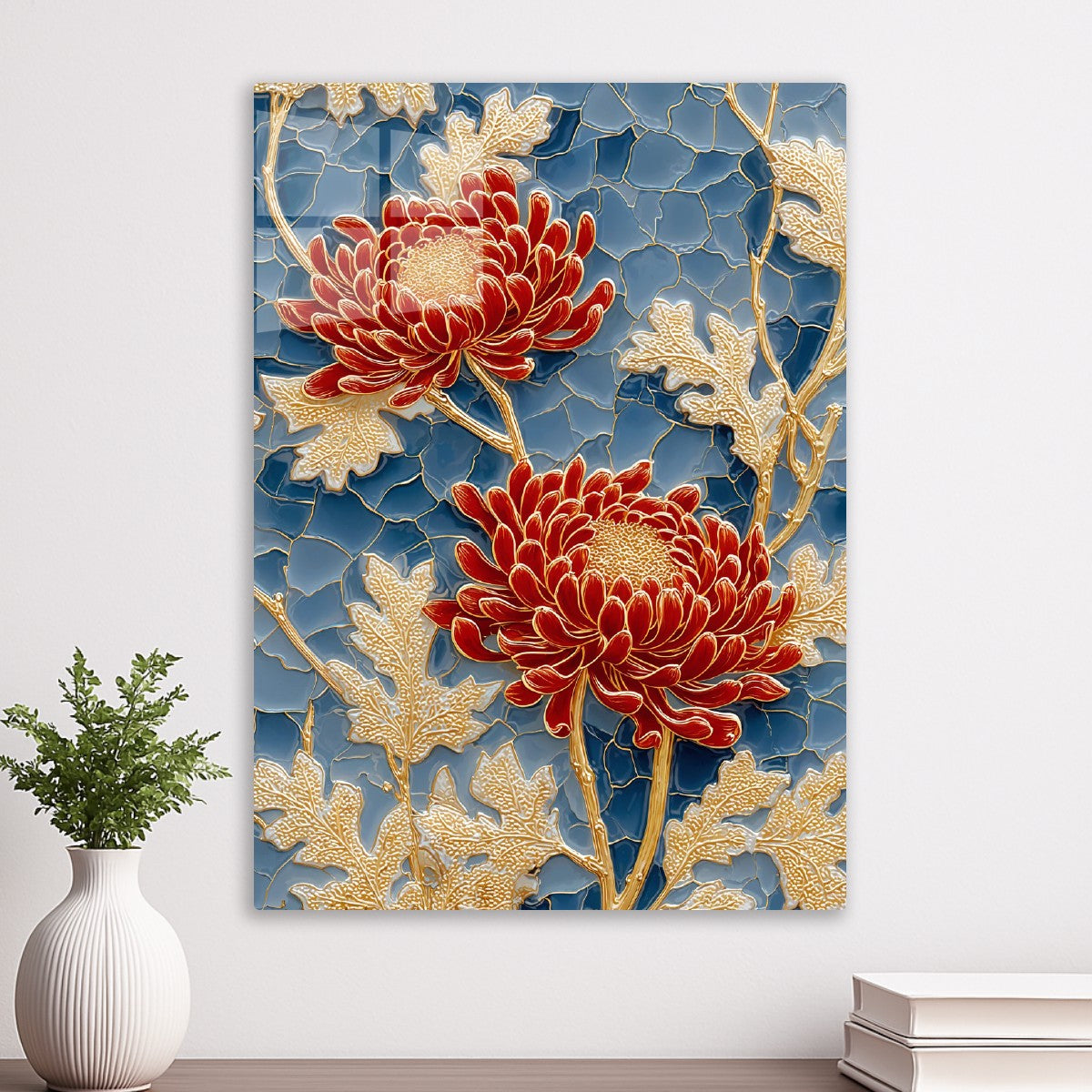 Porcelain Chrysanthemum Art