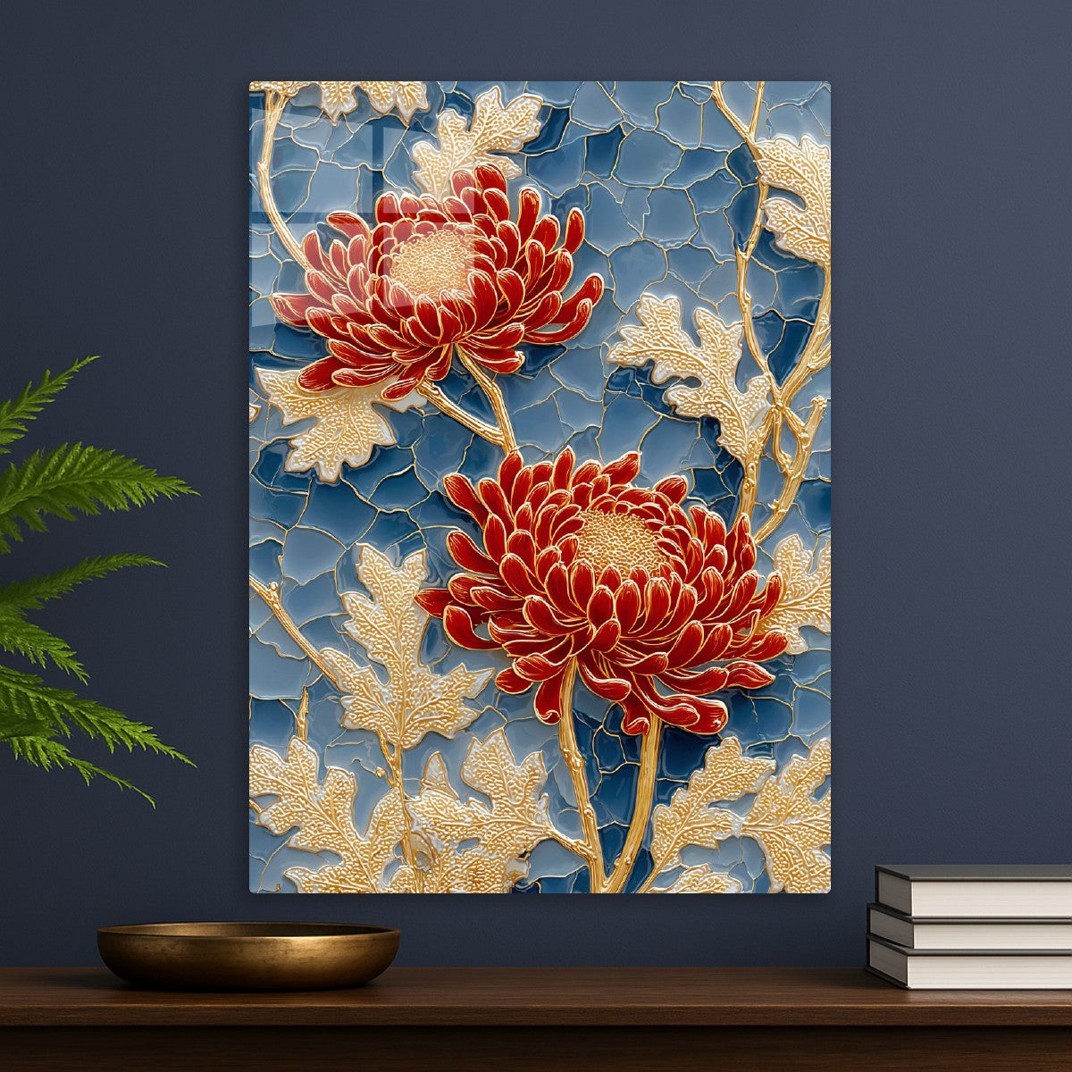 Porcelain Chrysanthemum Art