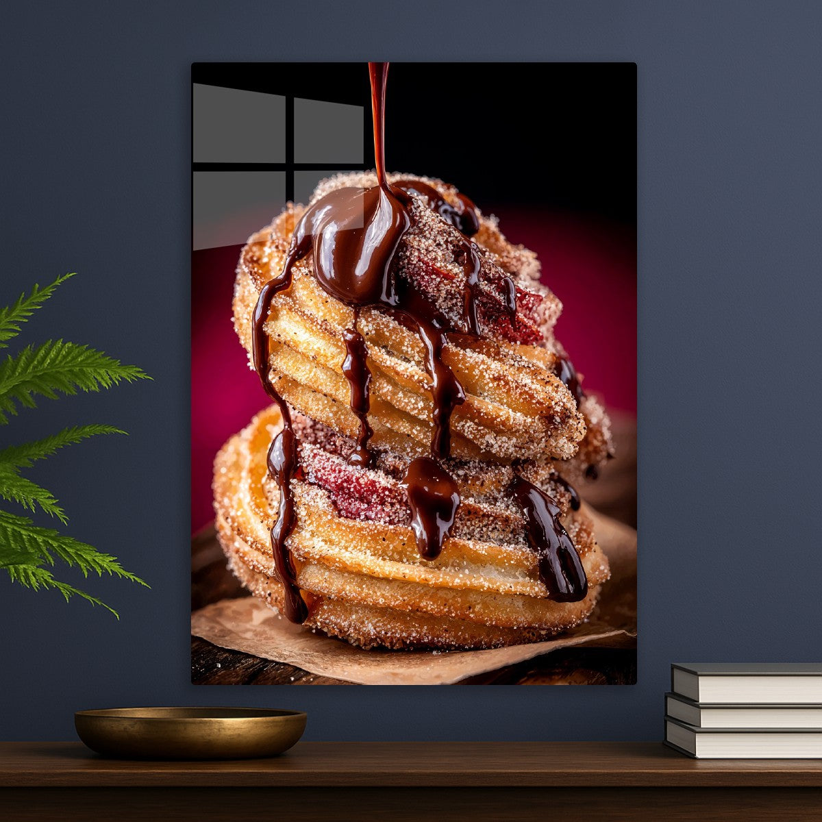 Chocolate Drizzle Churros