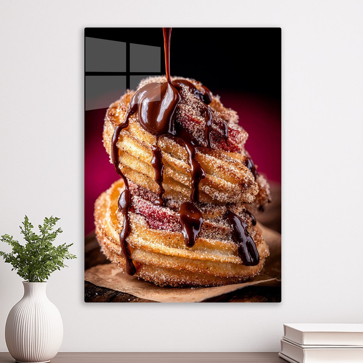 Chocolate Drizzle Churros