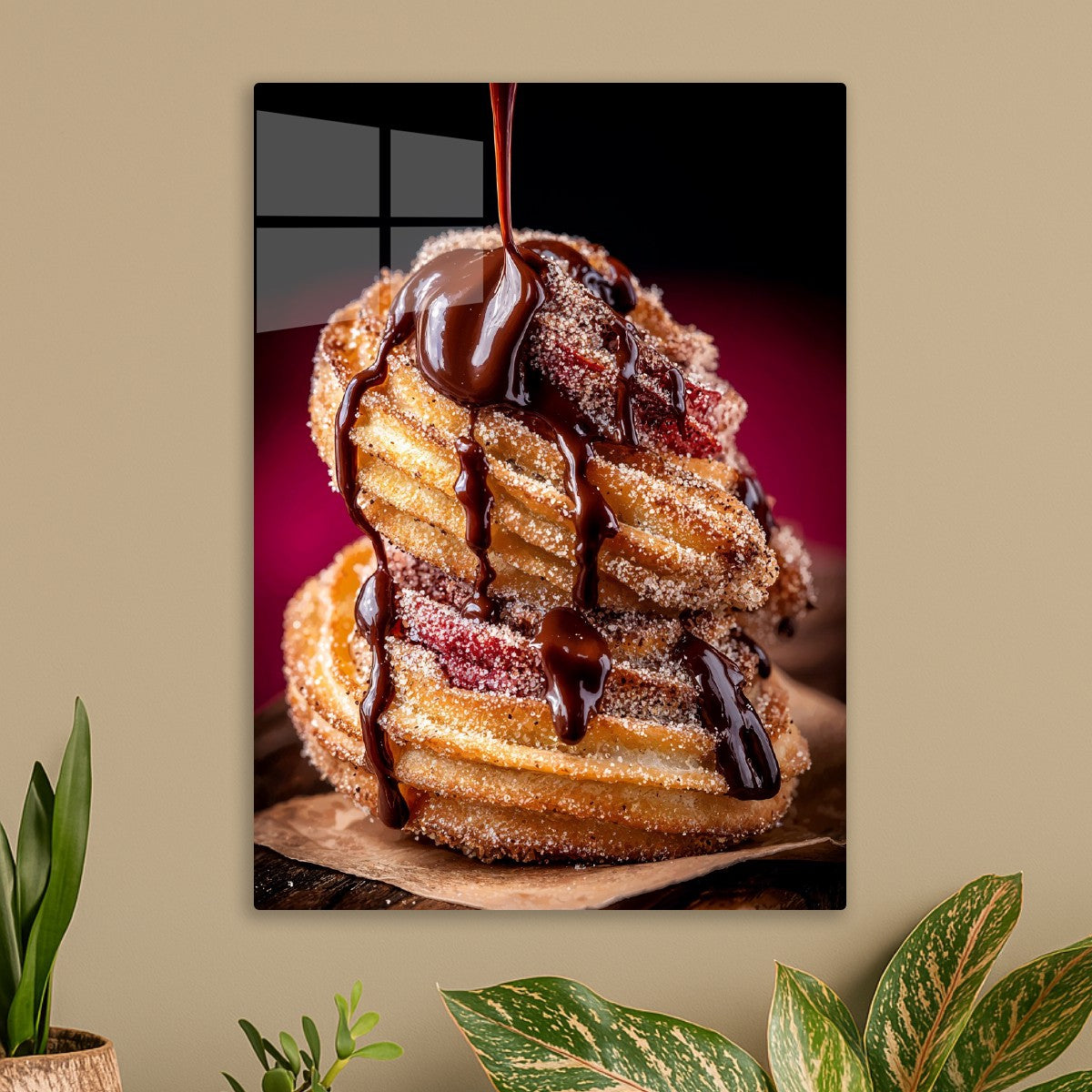 Chocolate Drizzle Churros