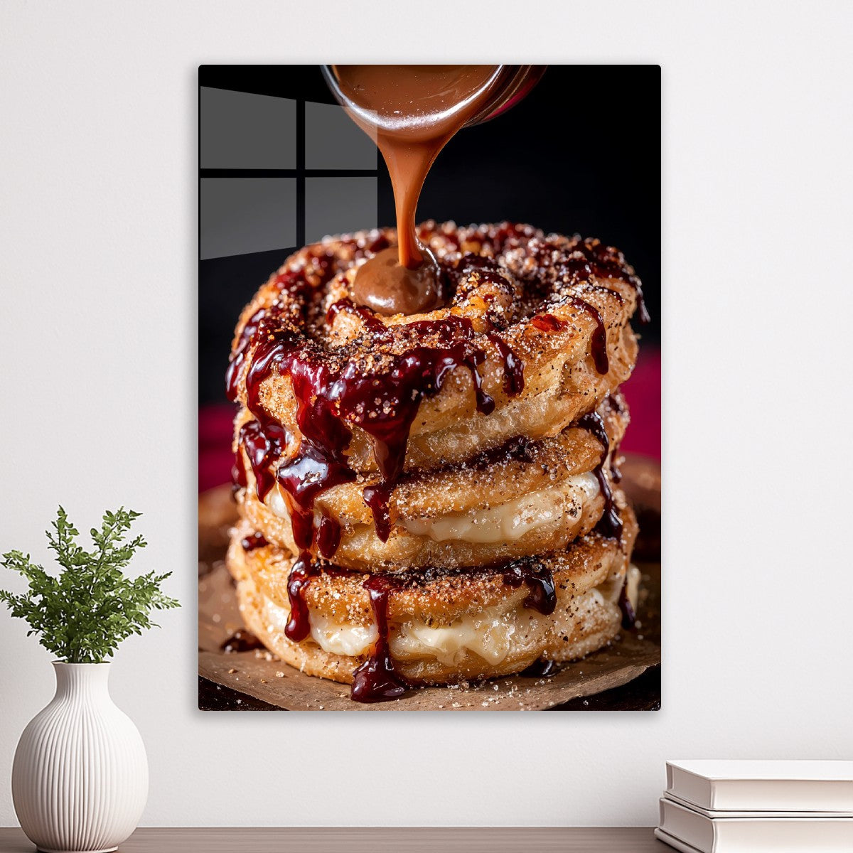 Creamy Drizzle Funnel Stack
