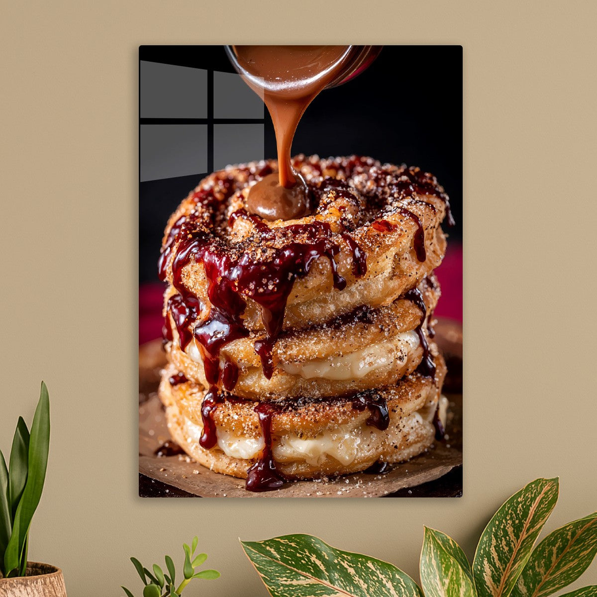 Creamy Drizzle Funnel Stack