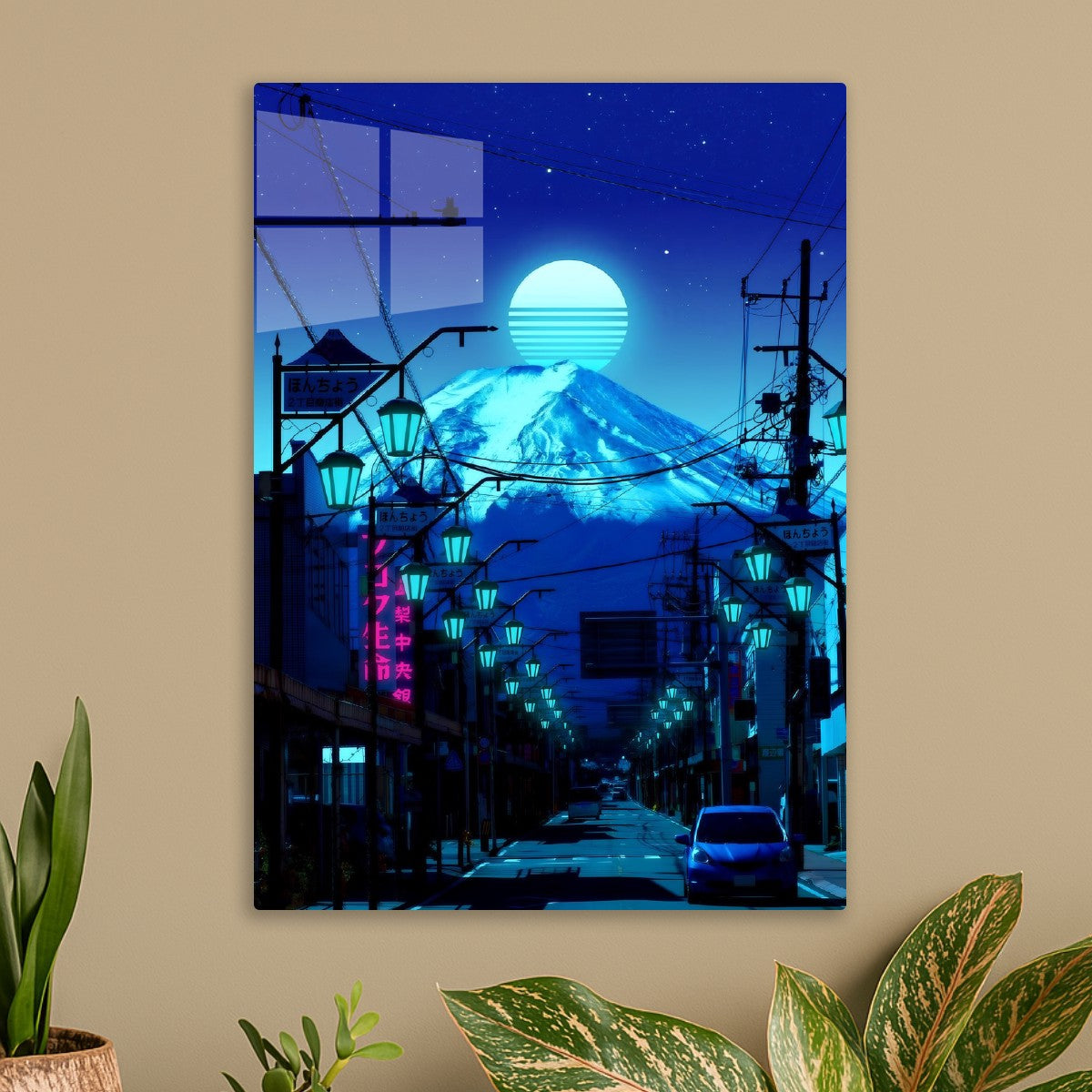 Night Street with Fuji