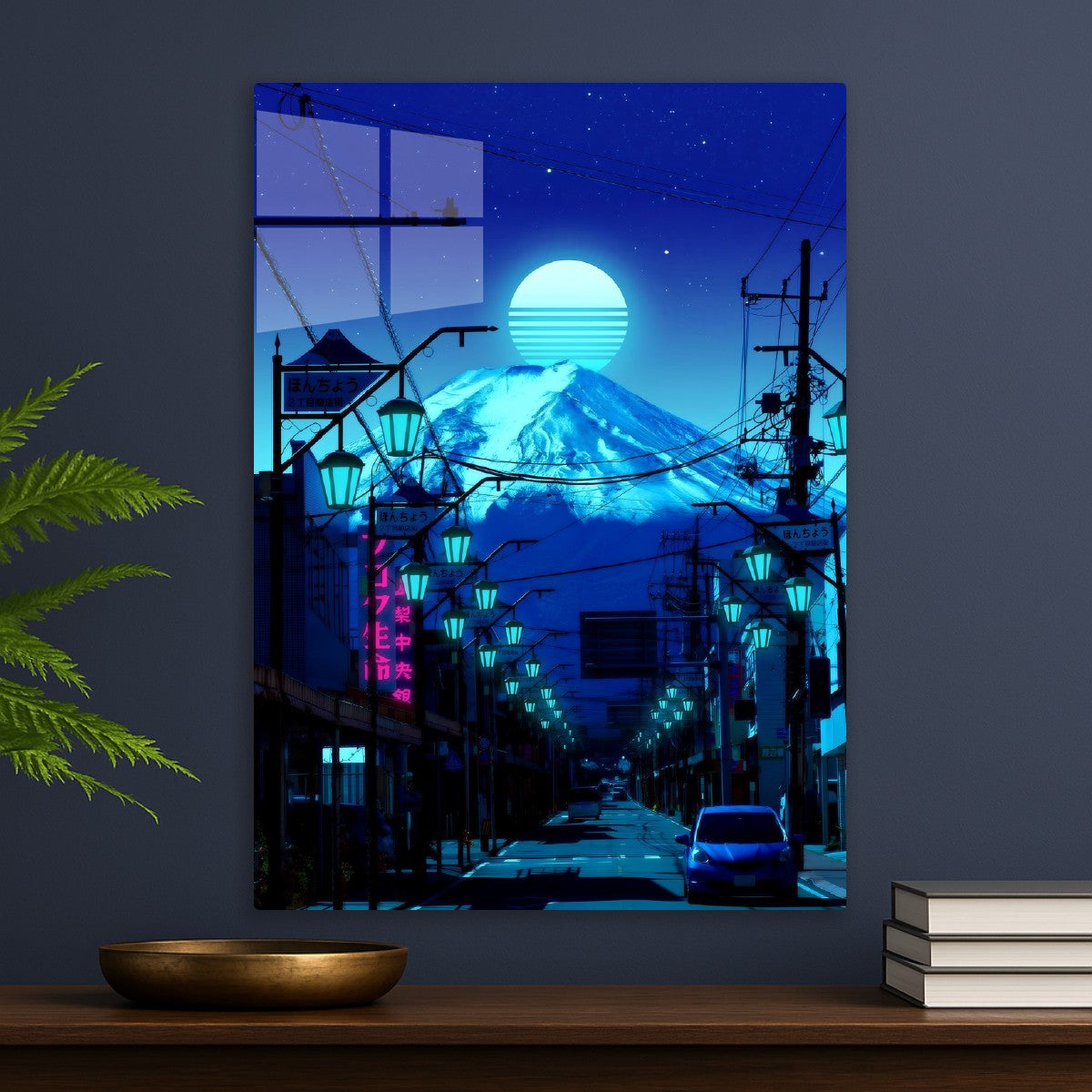 Night Street with Fuji