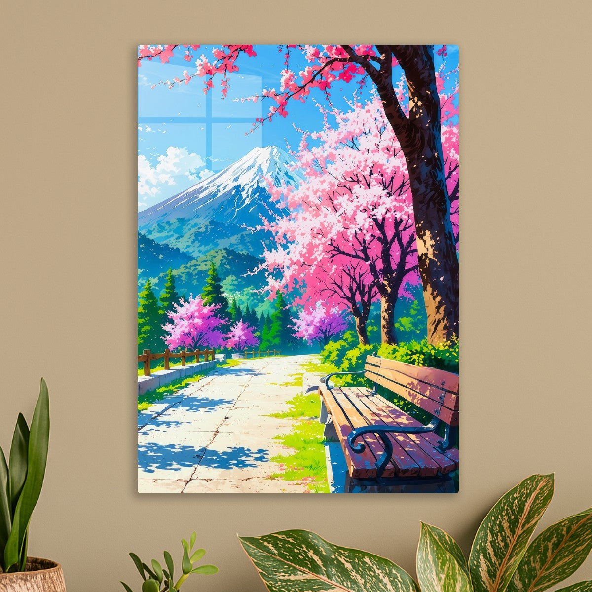 Springtime Path Fuji