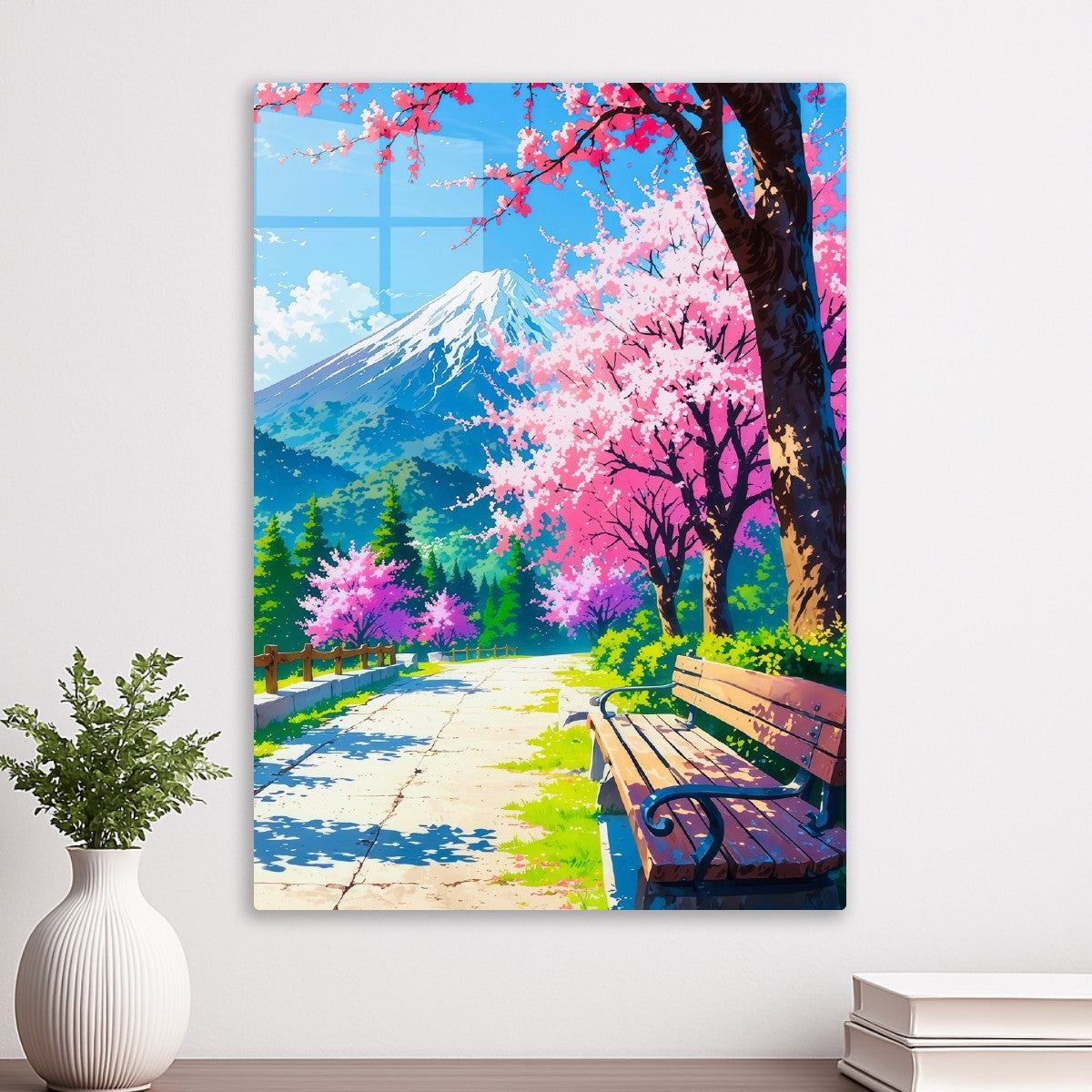 Springtime Path Fuji