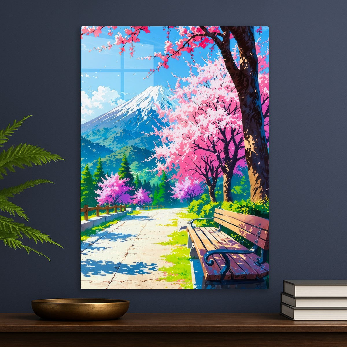 Springtime Path Fuji