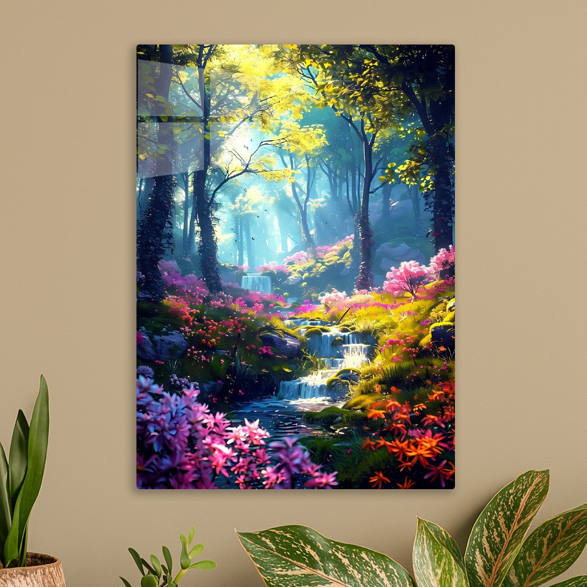 Fantasy Landscape Waterfall
