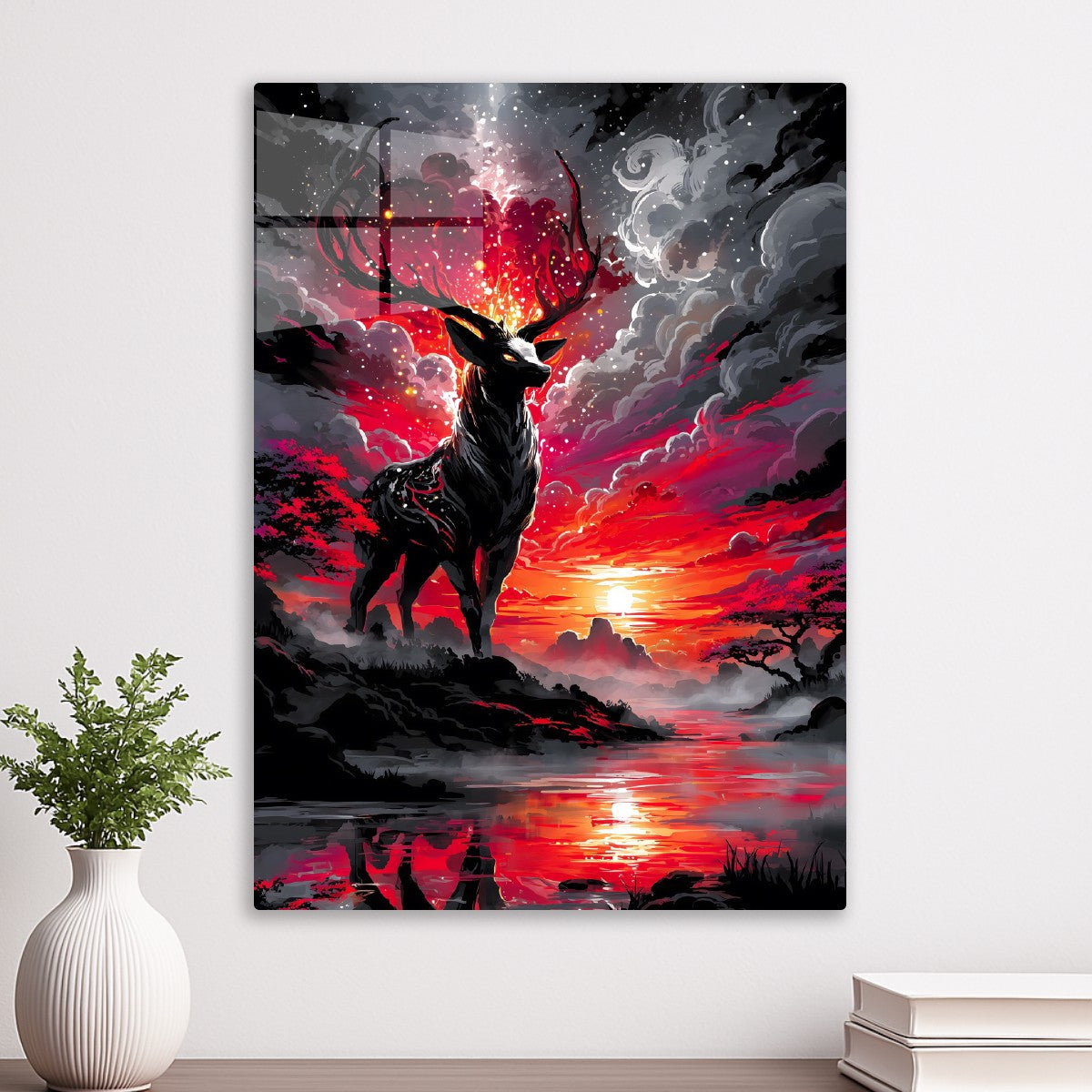 Celestial Stag at Dawn