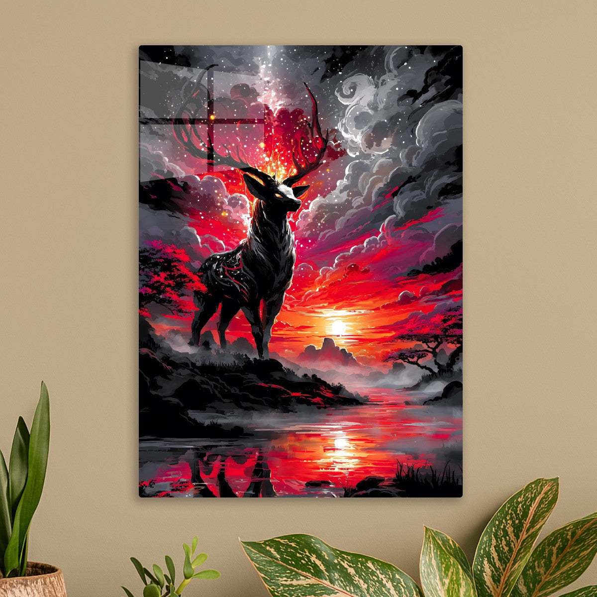 Celestial Stag at Dawn