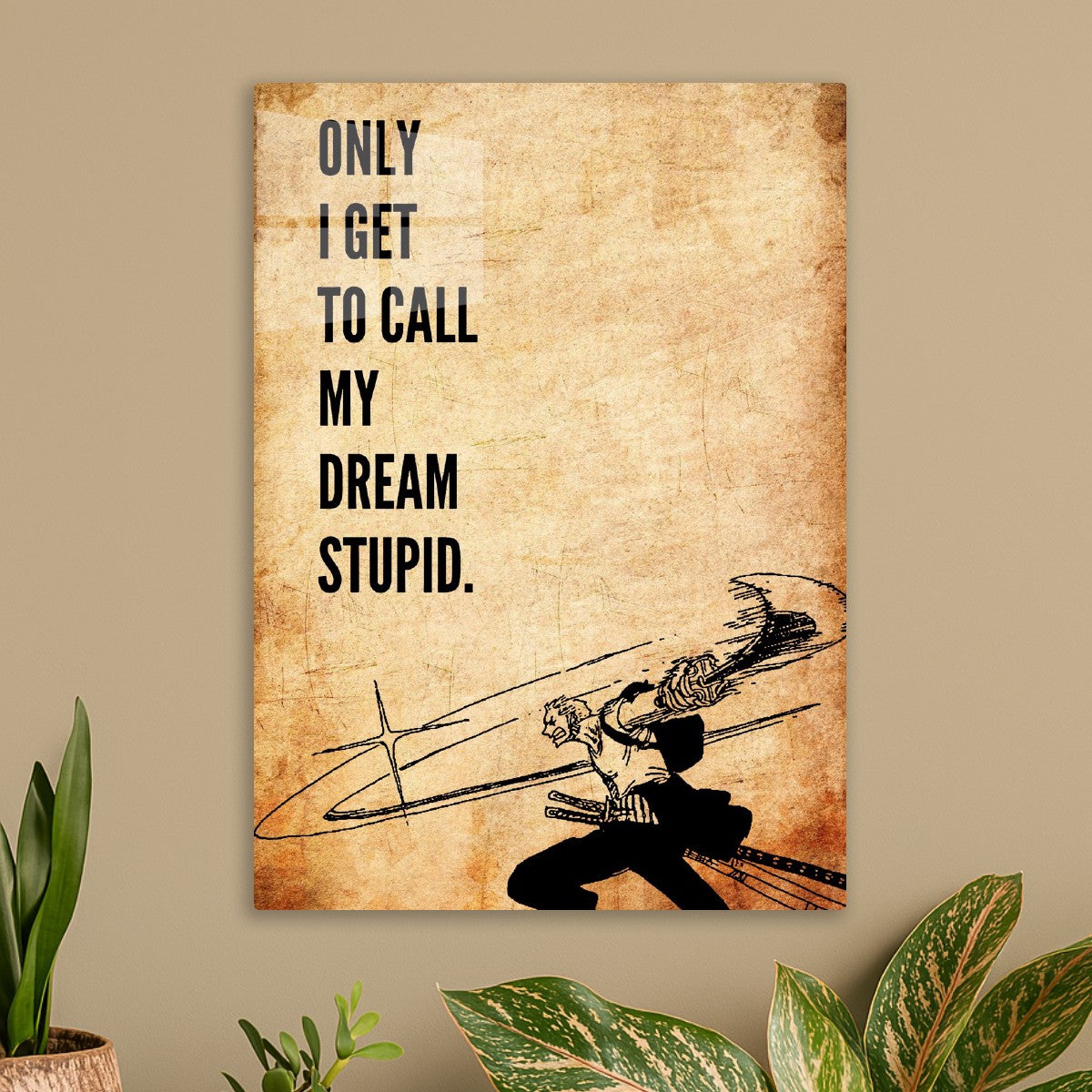 Roronoa zoro quotes, One Piece