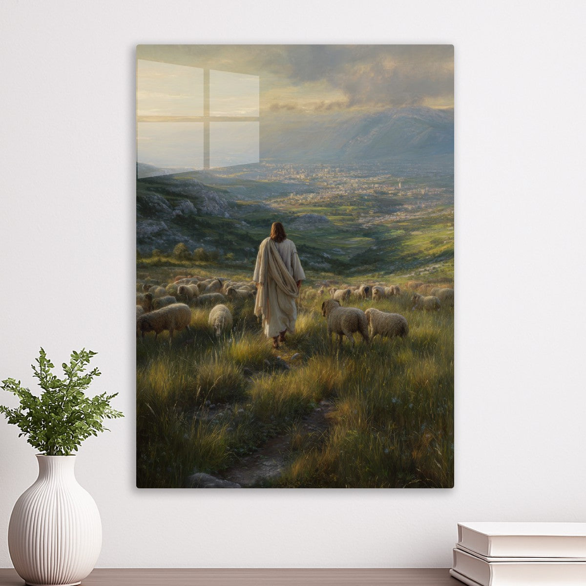Jesus Walking in the Valley