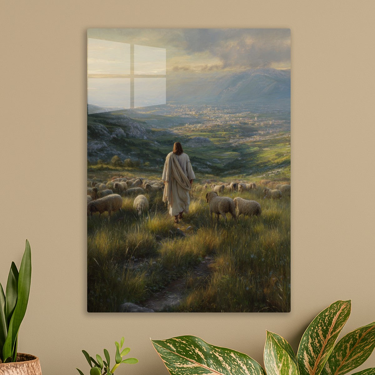 Jesus Walking in the Valley